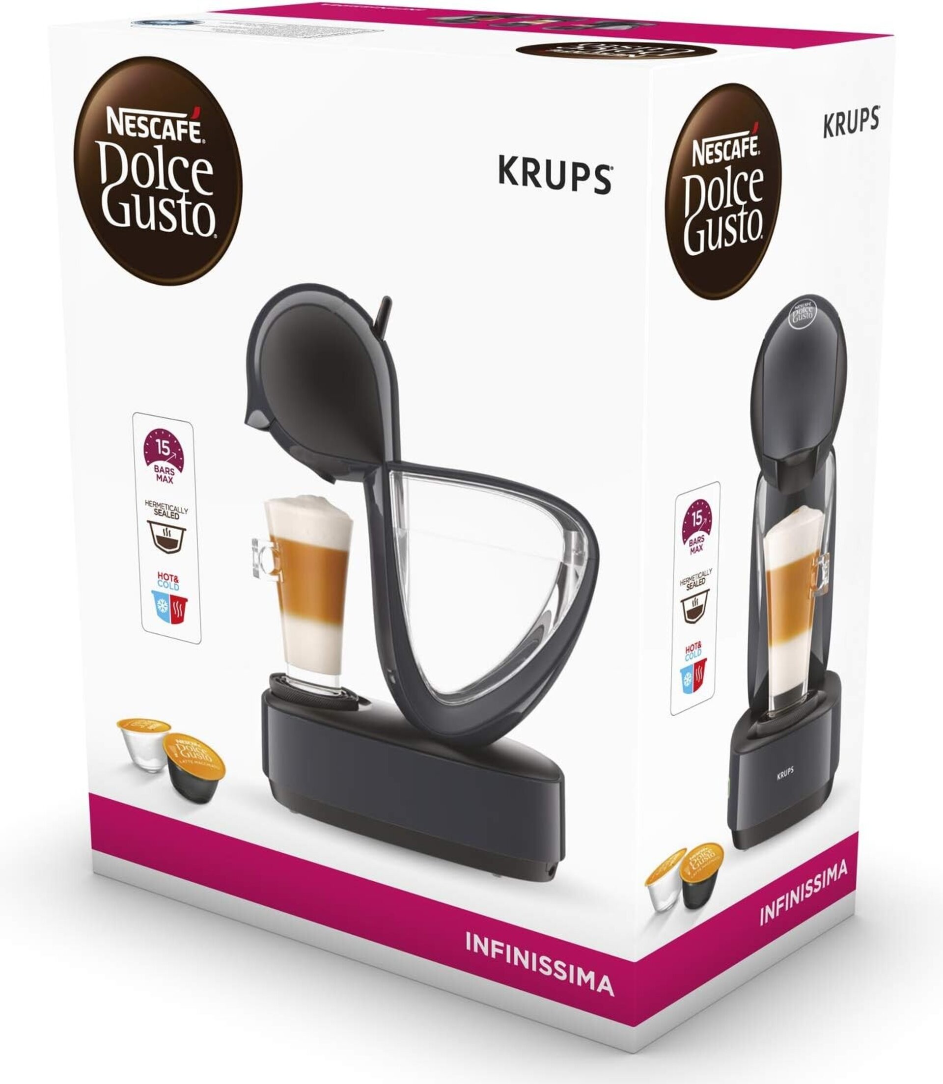 Nescafé Dolce Gusto Infinissima Cosmic Krups. Cafetera de cápsulas 15 bares - 2