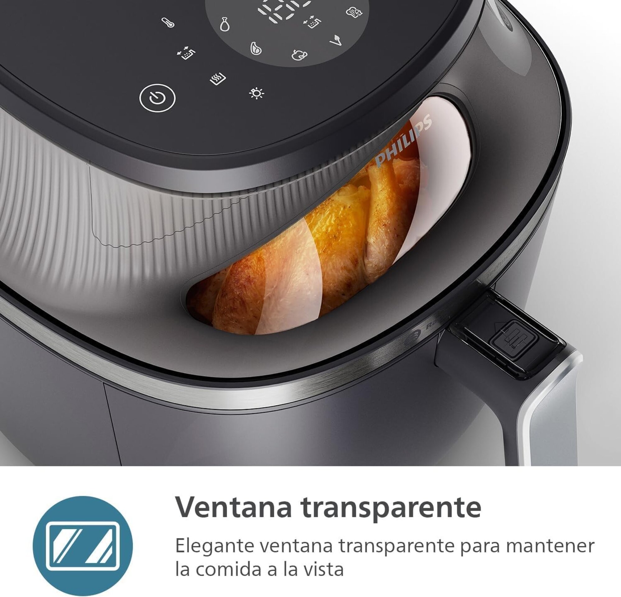 Philips Airfryer Serie 3000 4.2L con Ventana, Airfryer 16 en 1, - 8