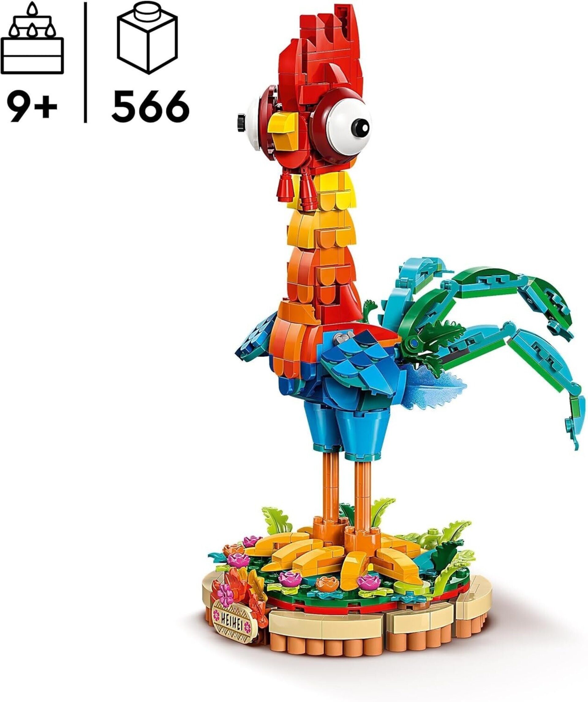 LEGO | Disney Heihei Maqueta para Construir de una Figura del Personaje - 2