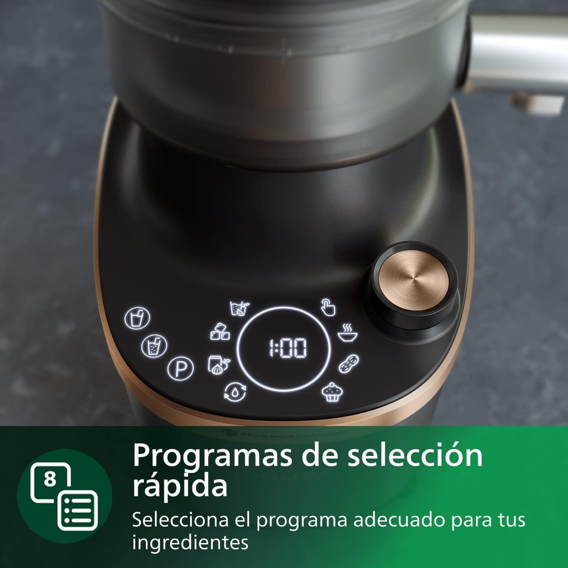 Philips Flip&Juice Batidora de alta velocidad Serie 7000 con módulo - 3