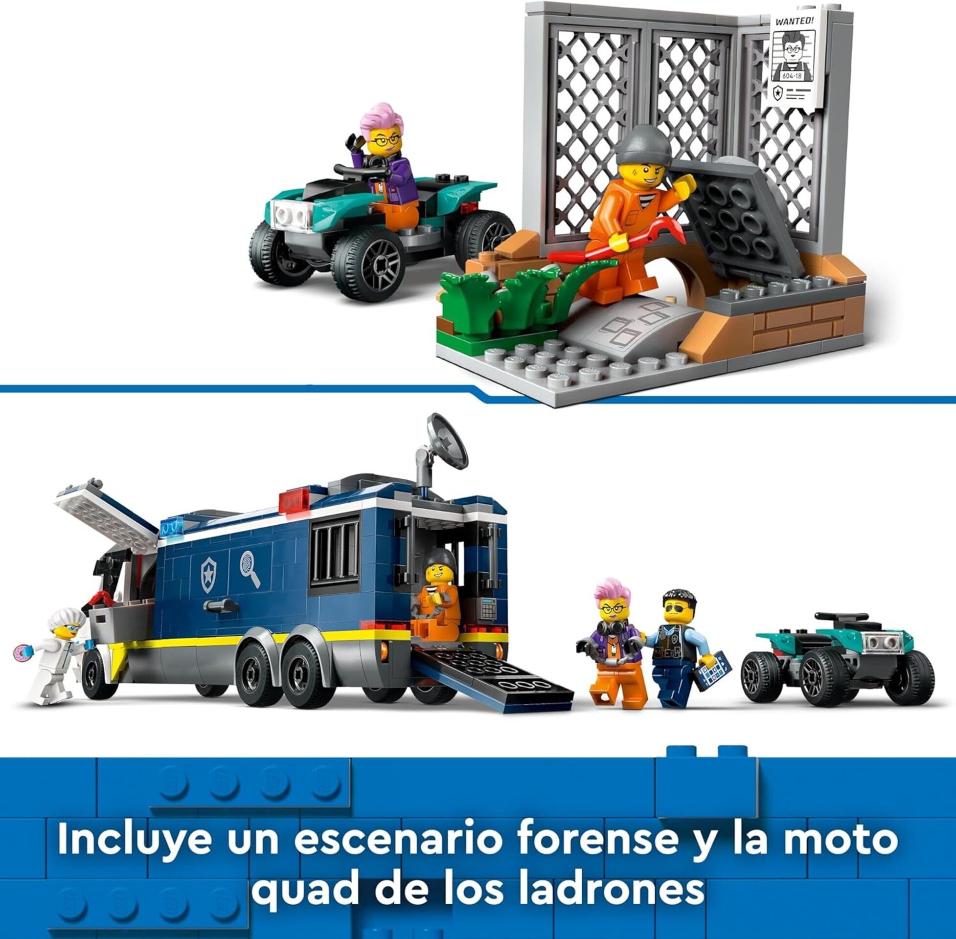 LEGO City Laboratorio de Criminología Móvil de la Policía - 4