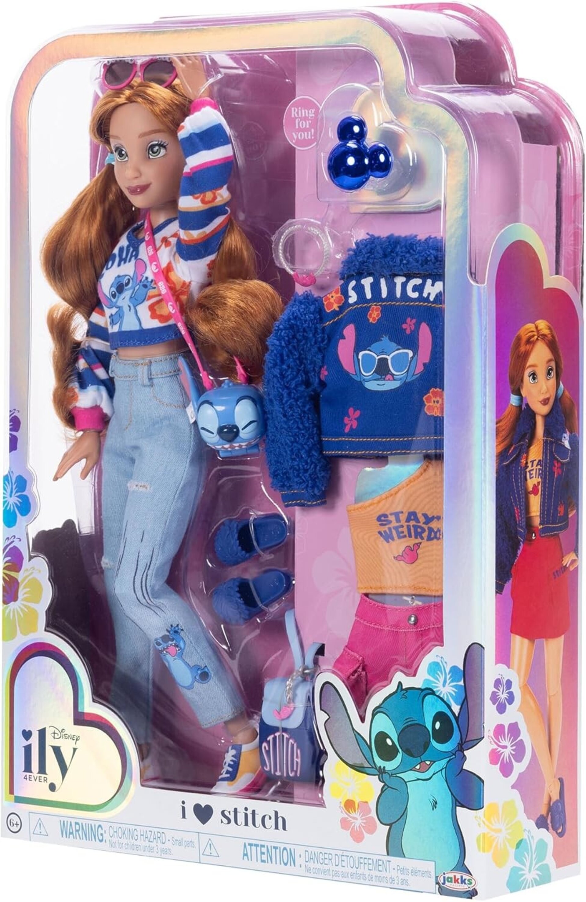 DISNEY STORE Muñeca Fashion 30 cm Inspirada en Stitch de Invierno - 6