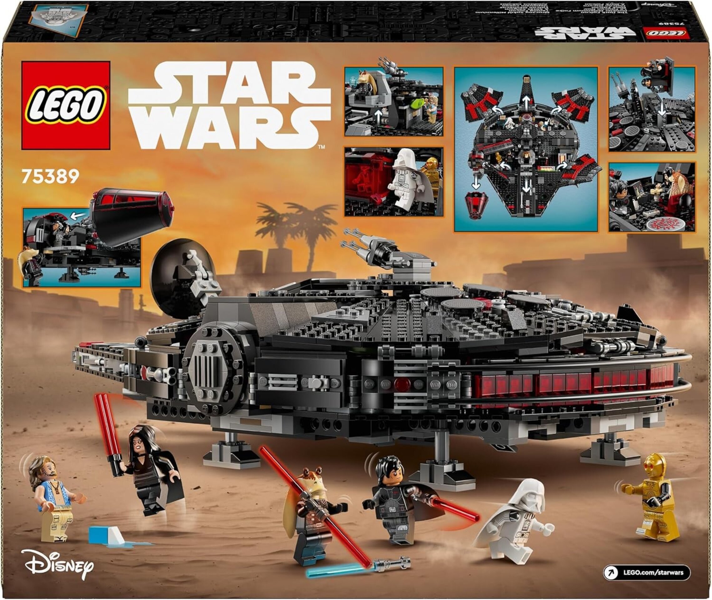 LEGO Star Wars Dark Falcon, Starship Model Building Toy - 7