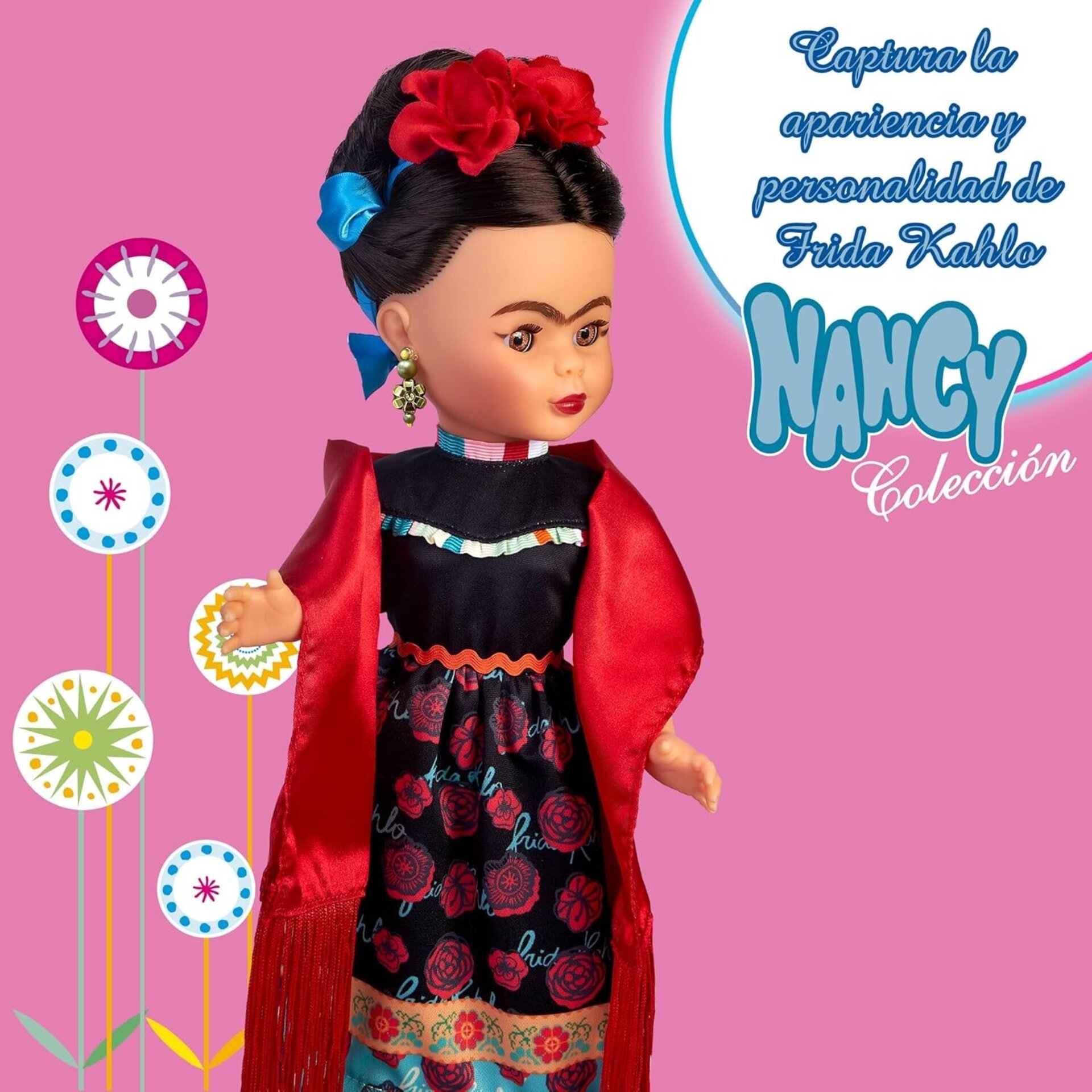 Nancy Colección Frida Kahlo, Muñeca Edición Especial Representa a Frida Kahlo, V - 2