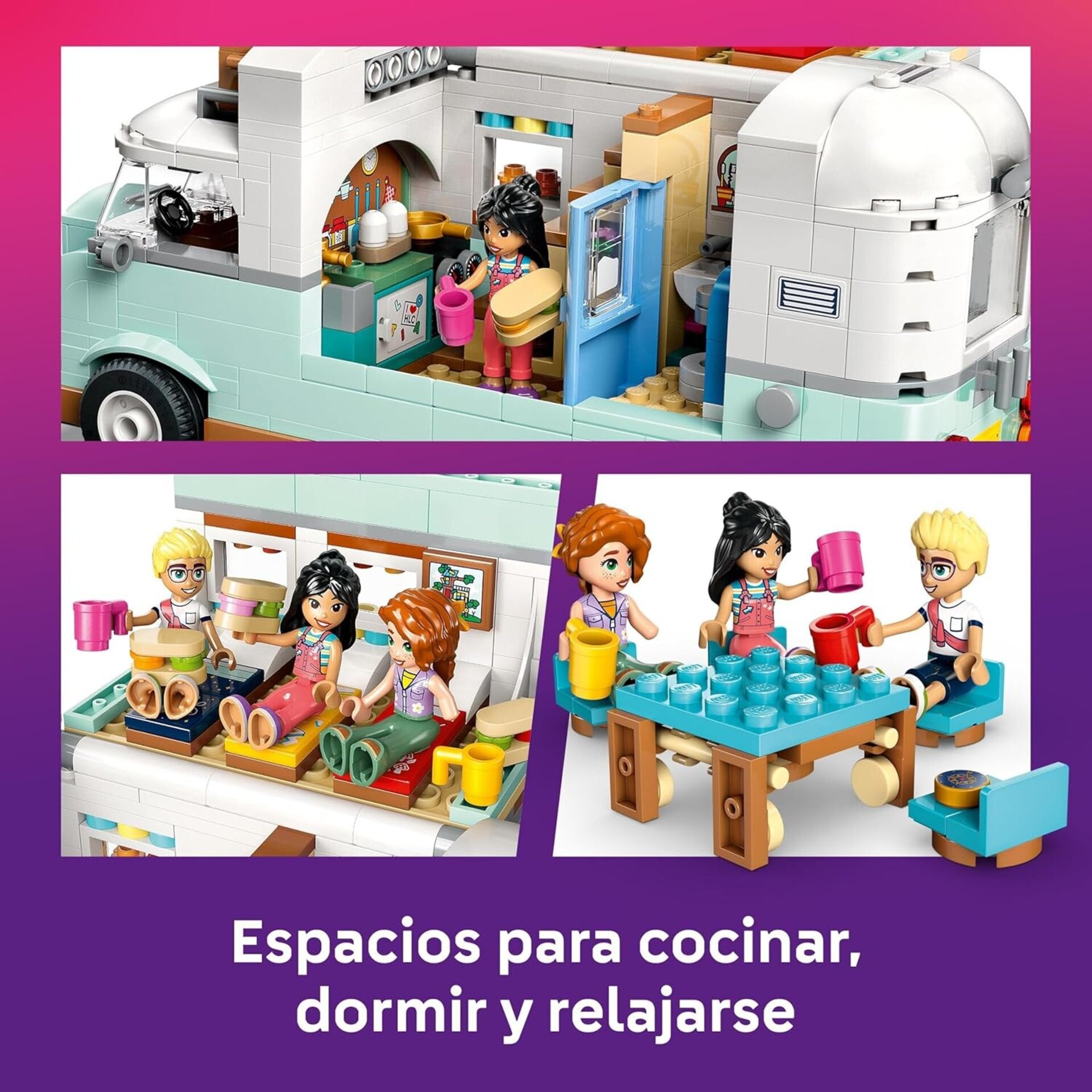 LEGO Friends Aventura en la Caravana de la Amistad, Autocaravana - 4