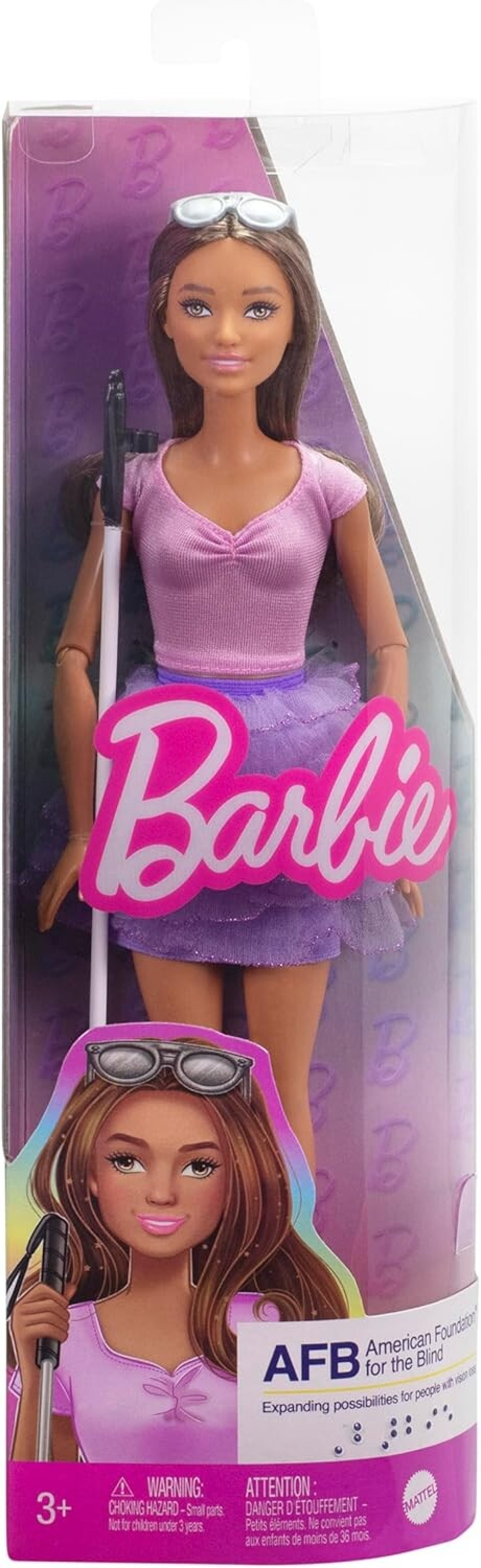Barbie Fashionistas Muñeca número 233 con pelo negro, que lleva un vestido - 7