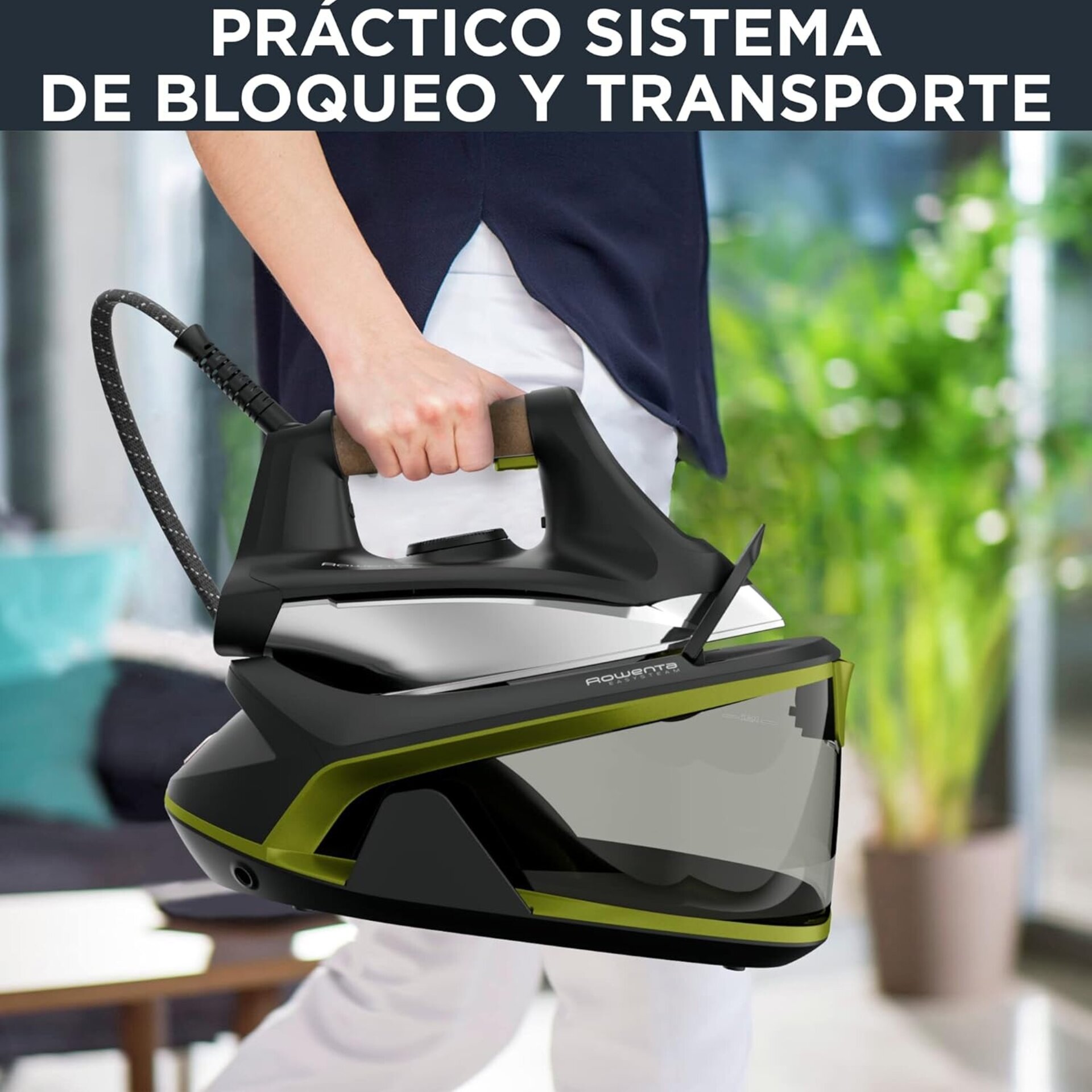 Rowenta Easy Steam VR7360 Centro planchado alta presión 6 bares, golpe de vapor - 3