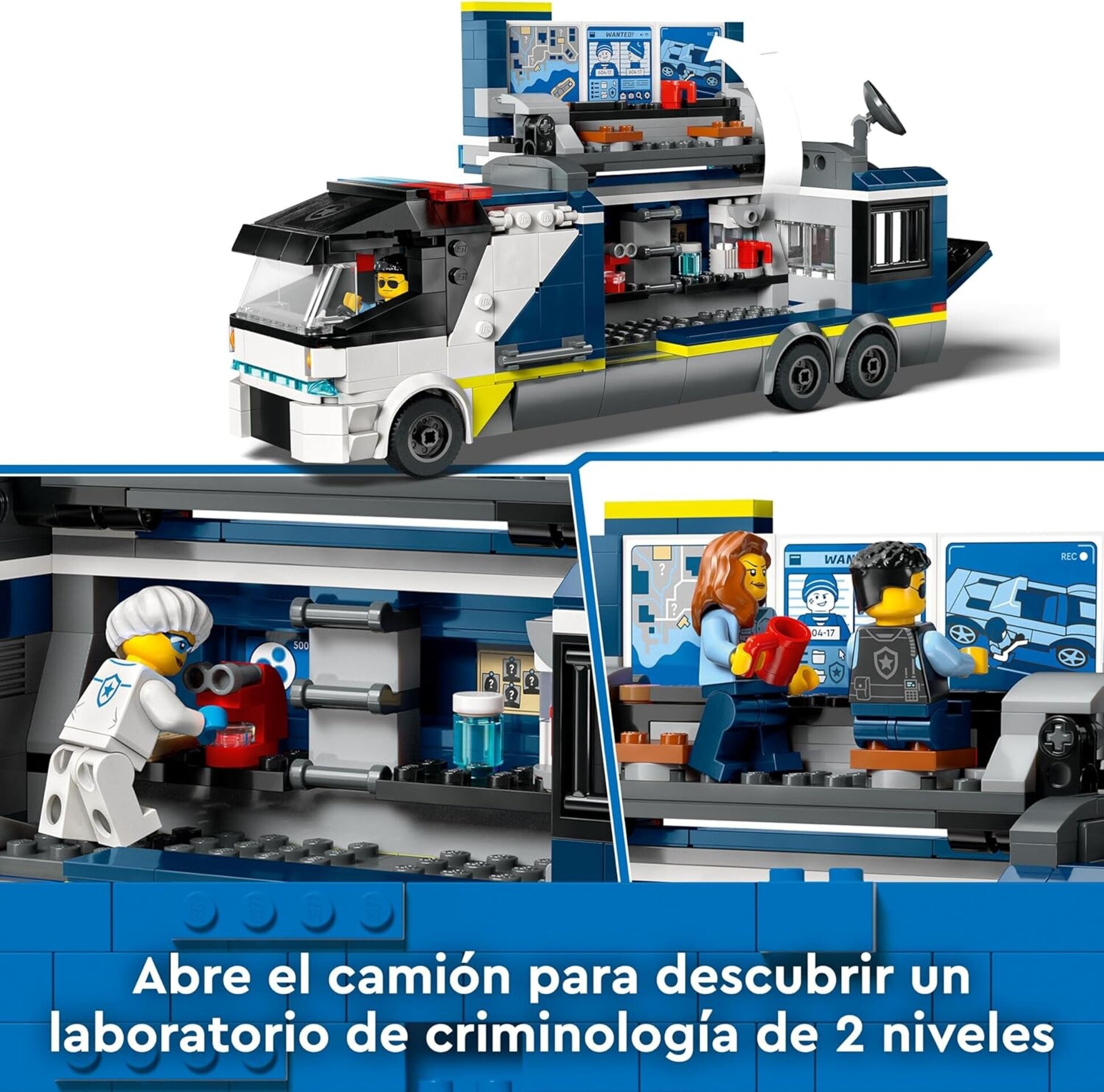 LEGO City Laboratorio de Criminología Móvil de la Policía - 6