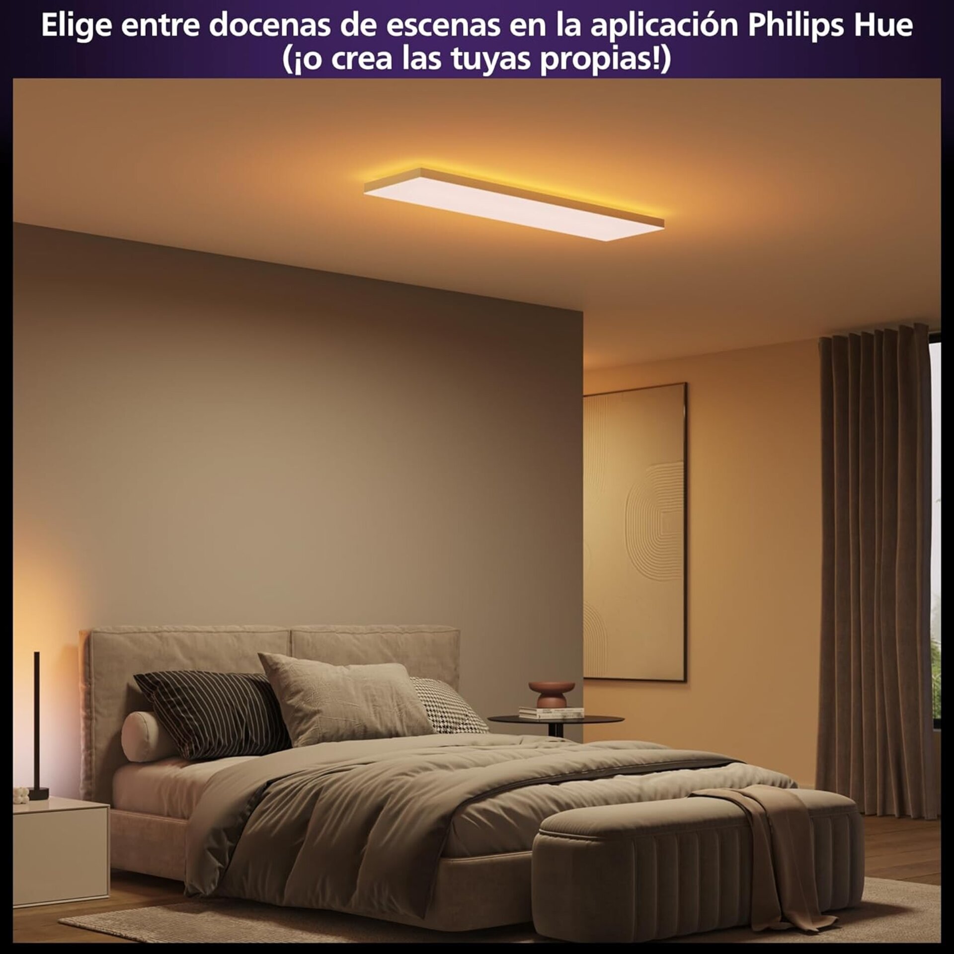 Philips Hue Datura smart panel light (rectangular 30 x 120 cm), - 3