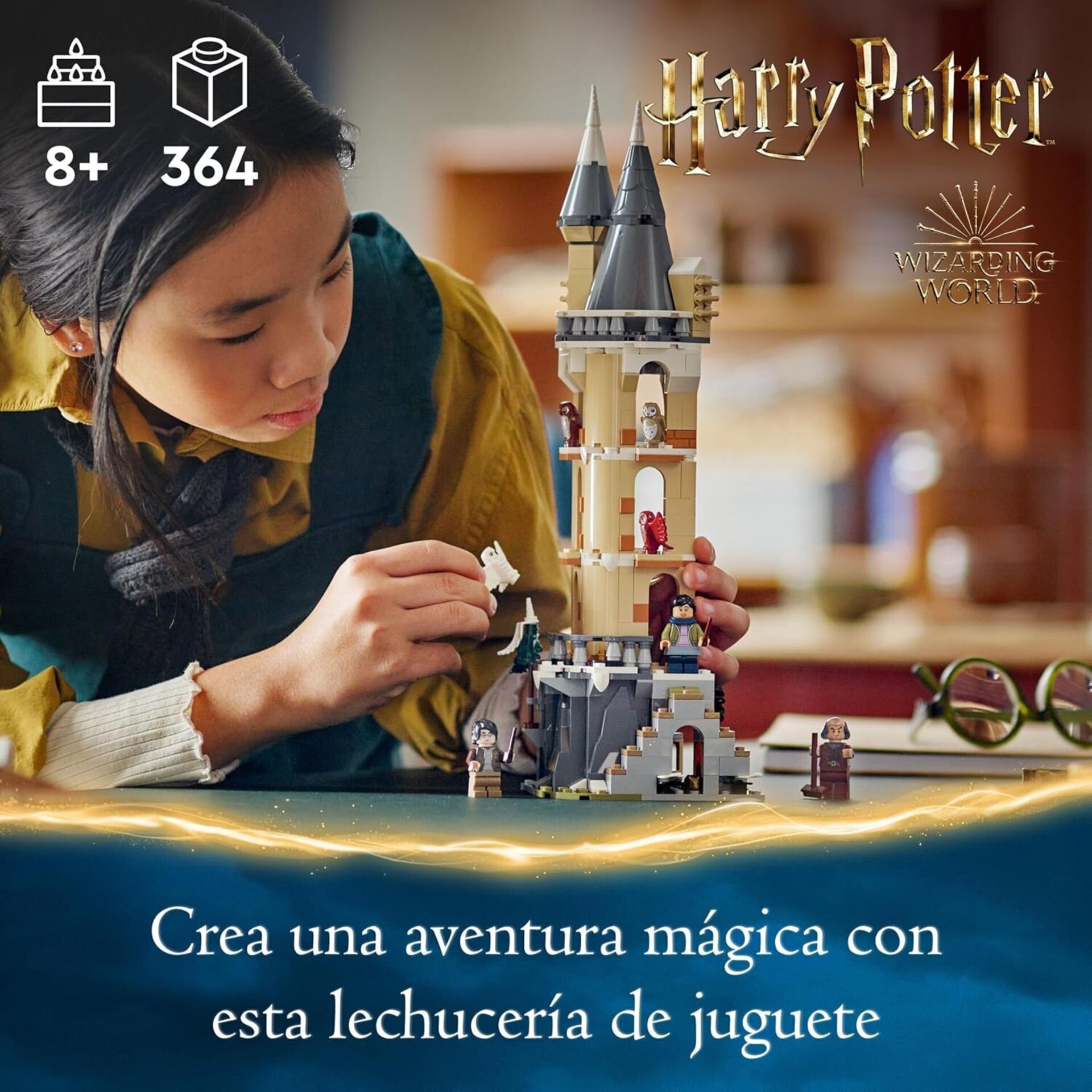 Lego Harry Potter Lechucería del Castillo de Hogwarts de Juguete, Juego de Avent - 5