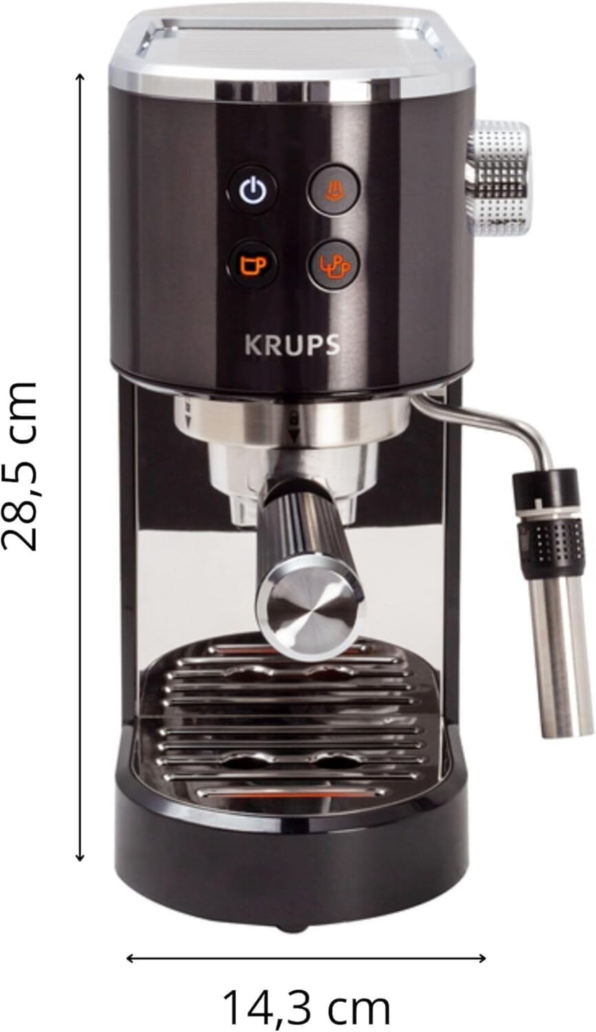 Krups Cafetera espresso bomba Virtuoso Essential, 15 Bares de Presión, - 4