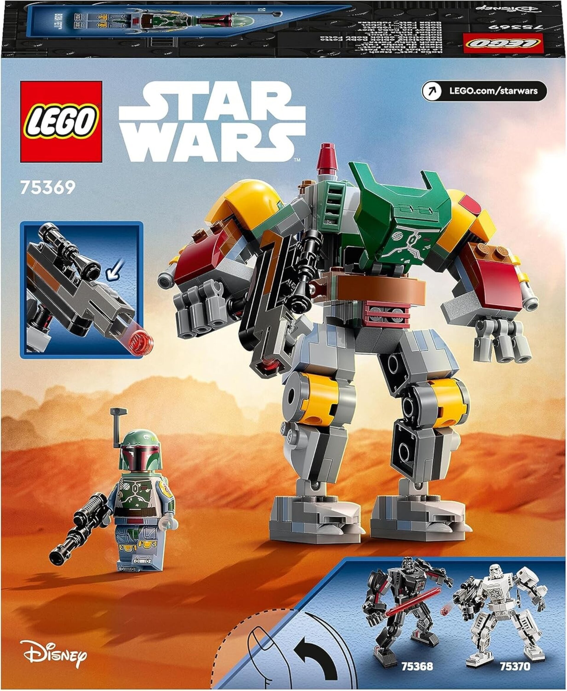 Lego 75369 Star Wars Meca de Boba Fett, Figura de Acción para Construir con Blás - 7