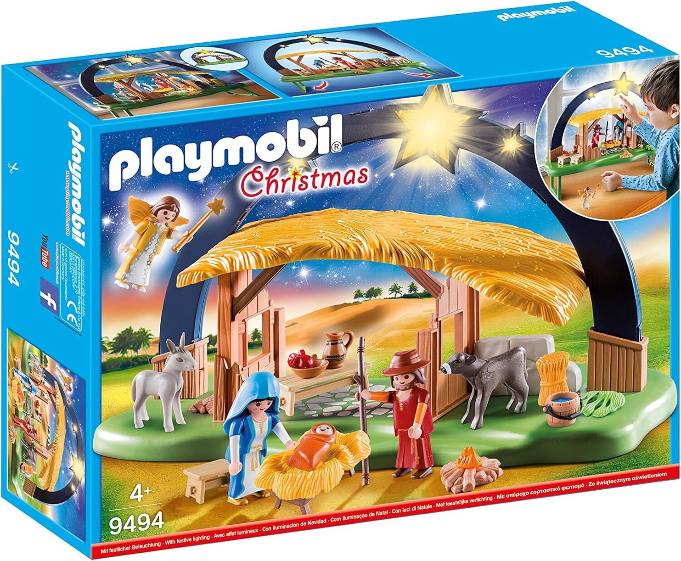 PLAYMOBIL Christmas 9494 Belén con Luz - 3