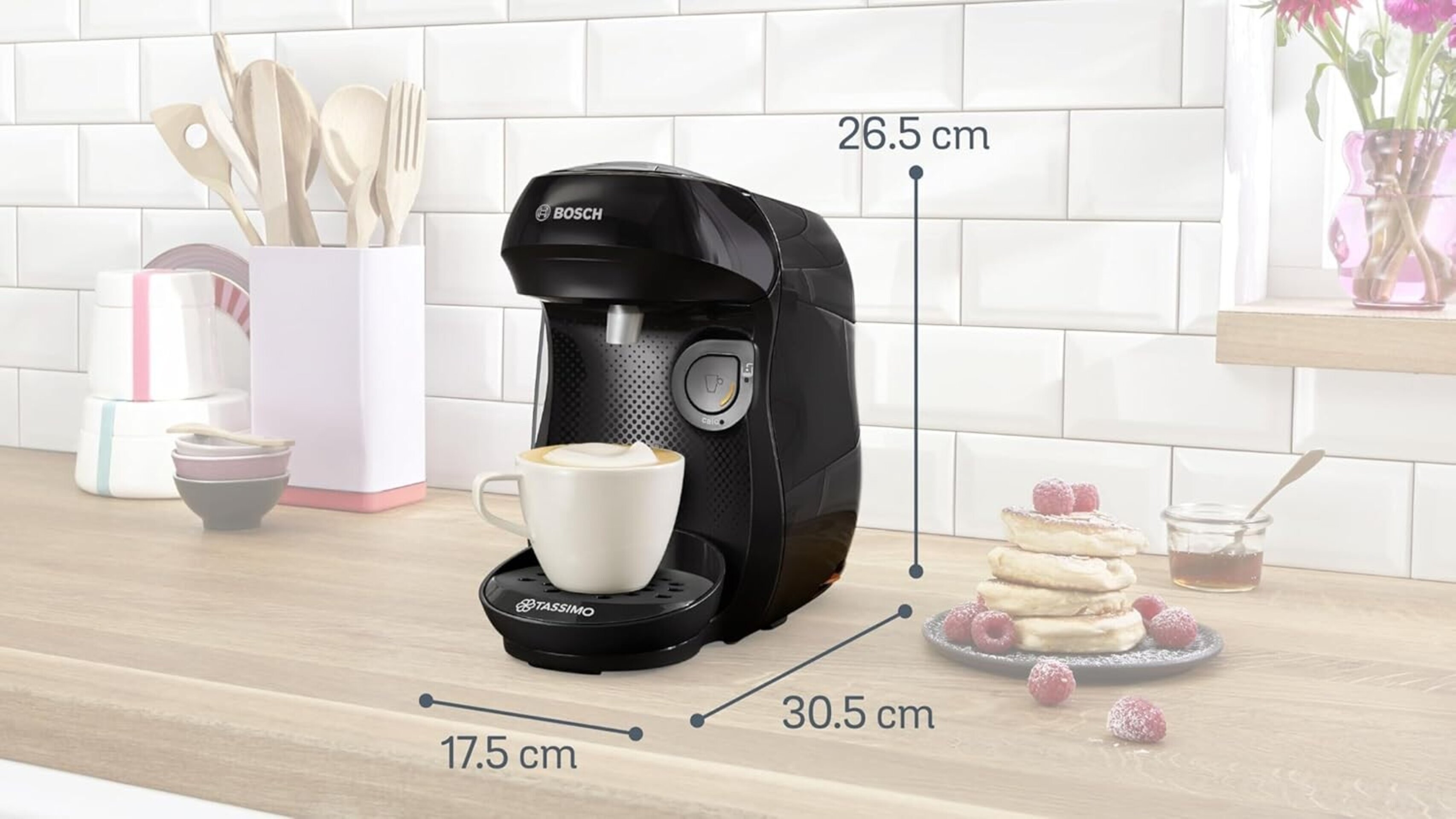 Bosch - Cafetera Multibebida Tassimo Happy Friendly, Pastillas Descalcificadoras - 3