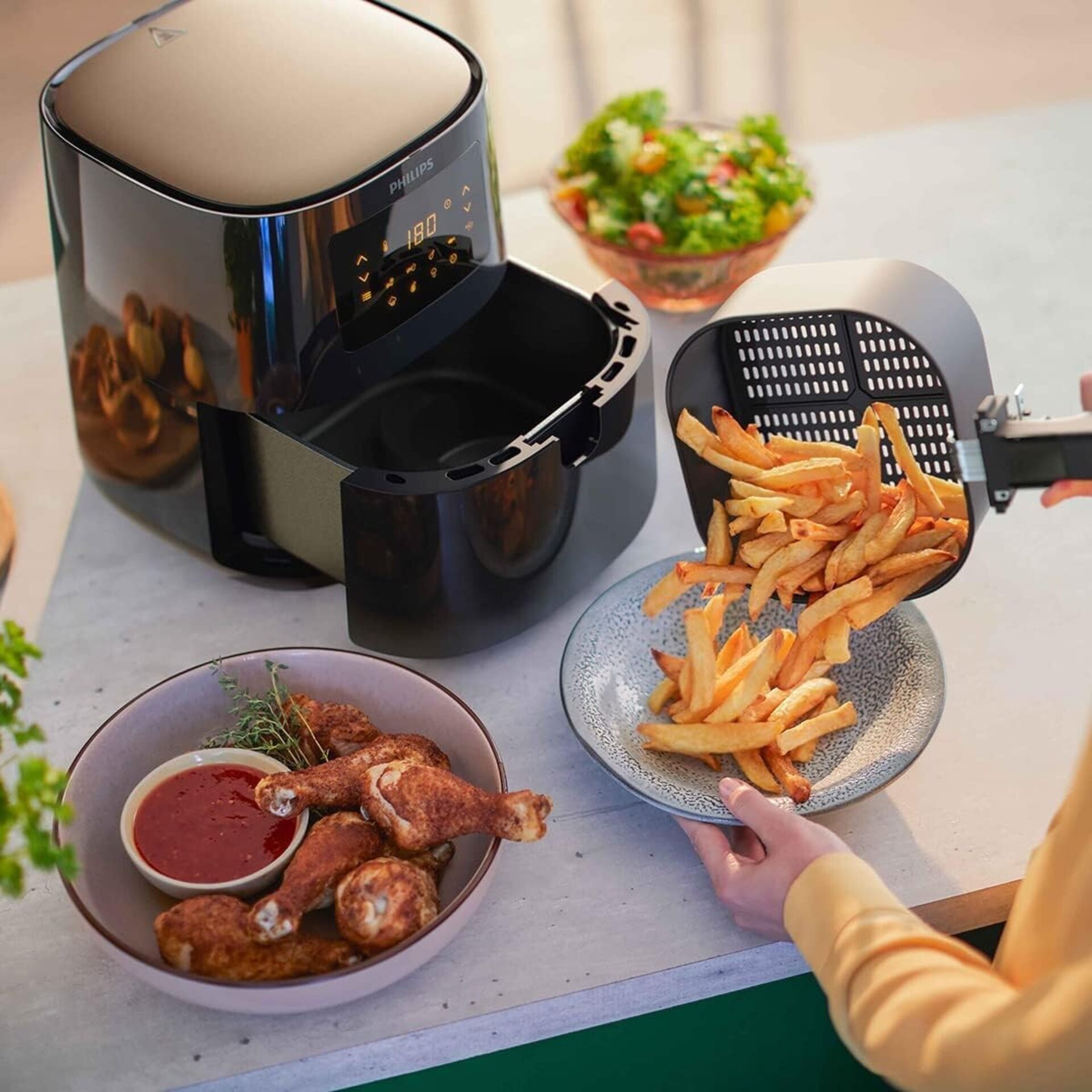 Philips Airfryer Serie 3000 L, 4.1L (0.8Kg), Freidora De Aire con función 13 en - 2