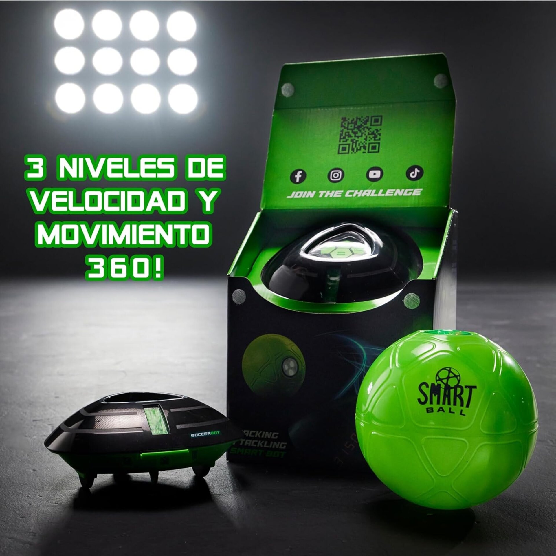 Smart Ball - Soccerbot, Entrenador Personal de Fútbol Indoor - 4