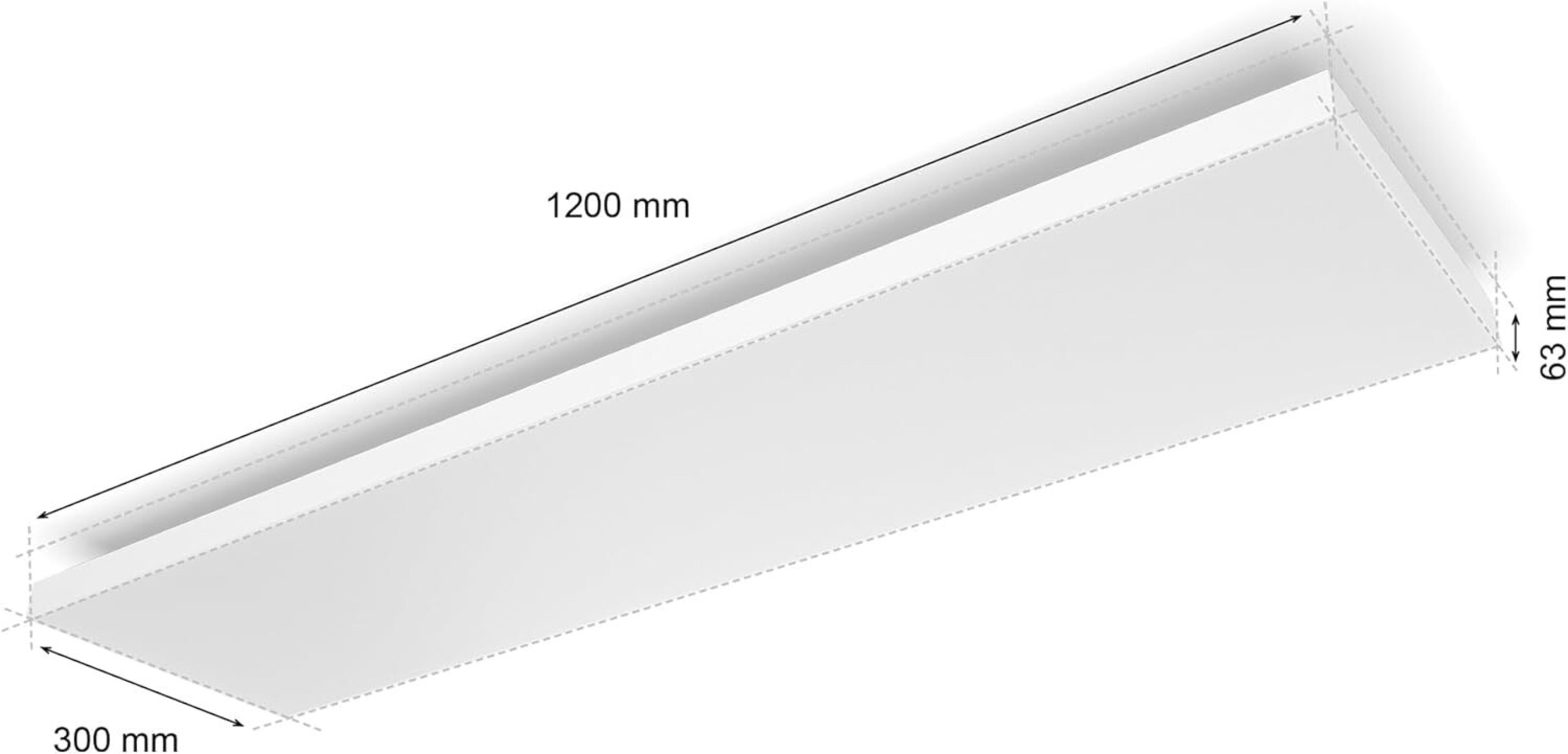 Philips Hue Datura smart panel light (rectangular 30 x 120 cm), - 5