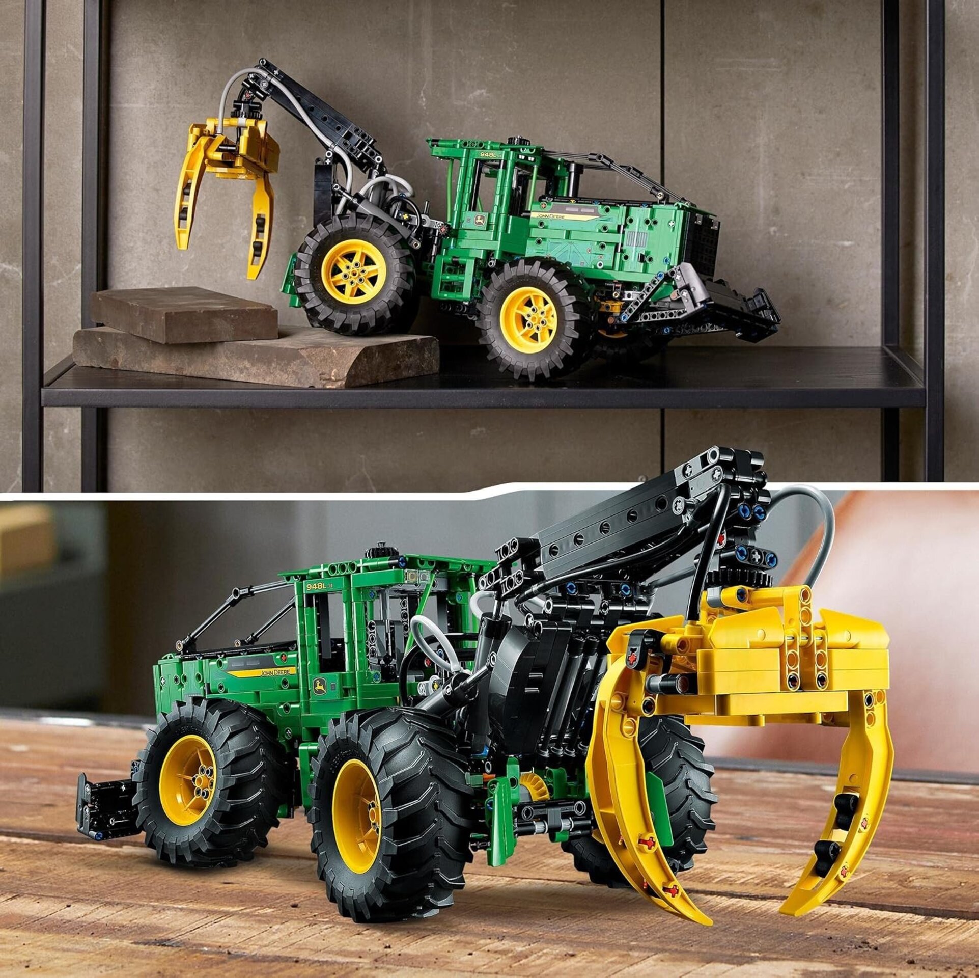 LEGO 42157 Technic Skidder John Deere 948L-II, Vehículo de Construcción - 4