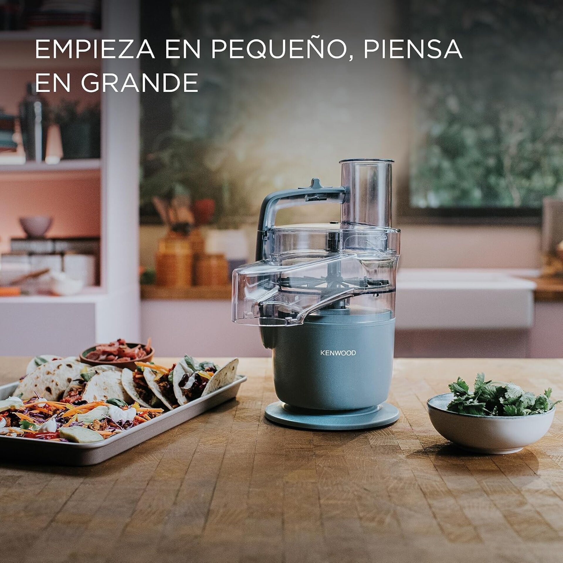 Kenwood, MultiPro Go FDP22.130GY, Procesador de Alimentos, para Picar, Cortar - 9