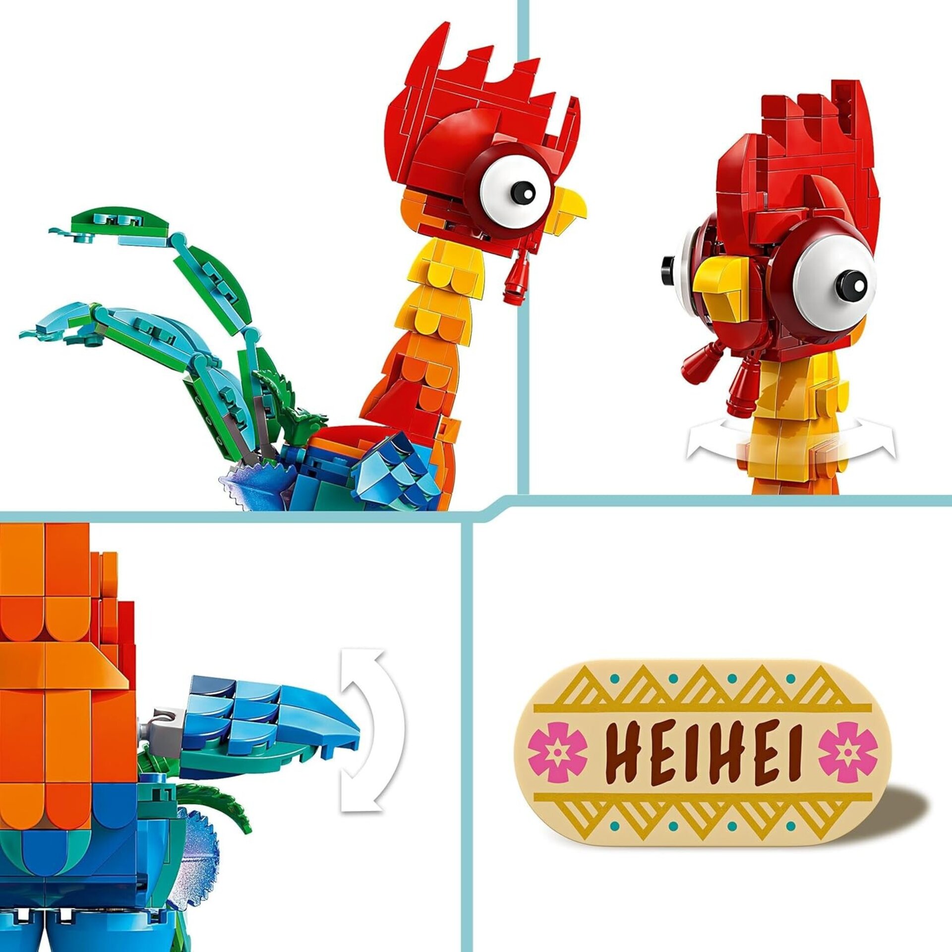 LEGO | Disney Heihei Maqueta para Construir de una Figura del Personaje - 3