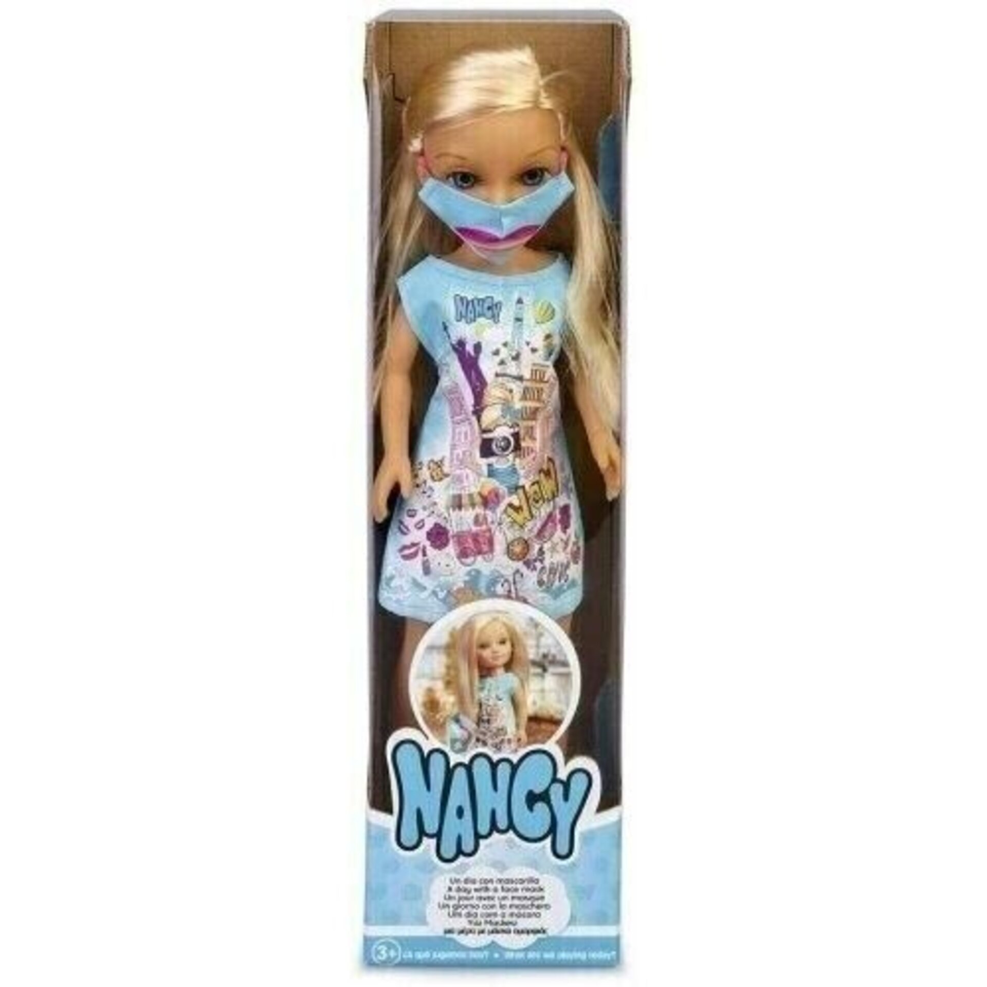 Nancy A day with a mask Doll for girls with a mask - 3