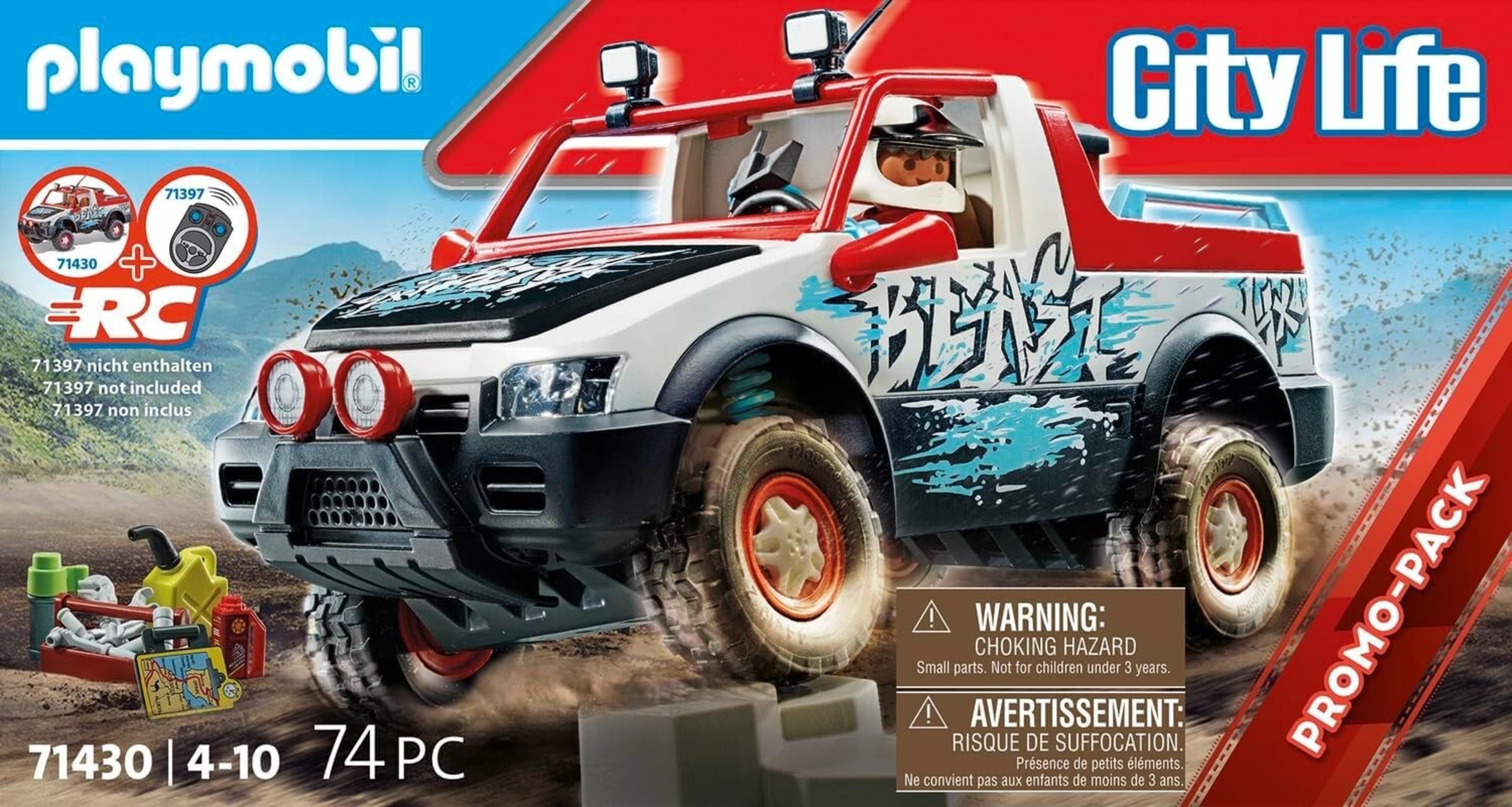 PLAYMOBIL City Life 71430 RC-Vehicles Coche de Rally, Camioneta Todoterreno - 2