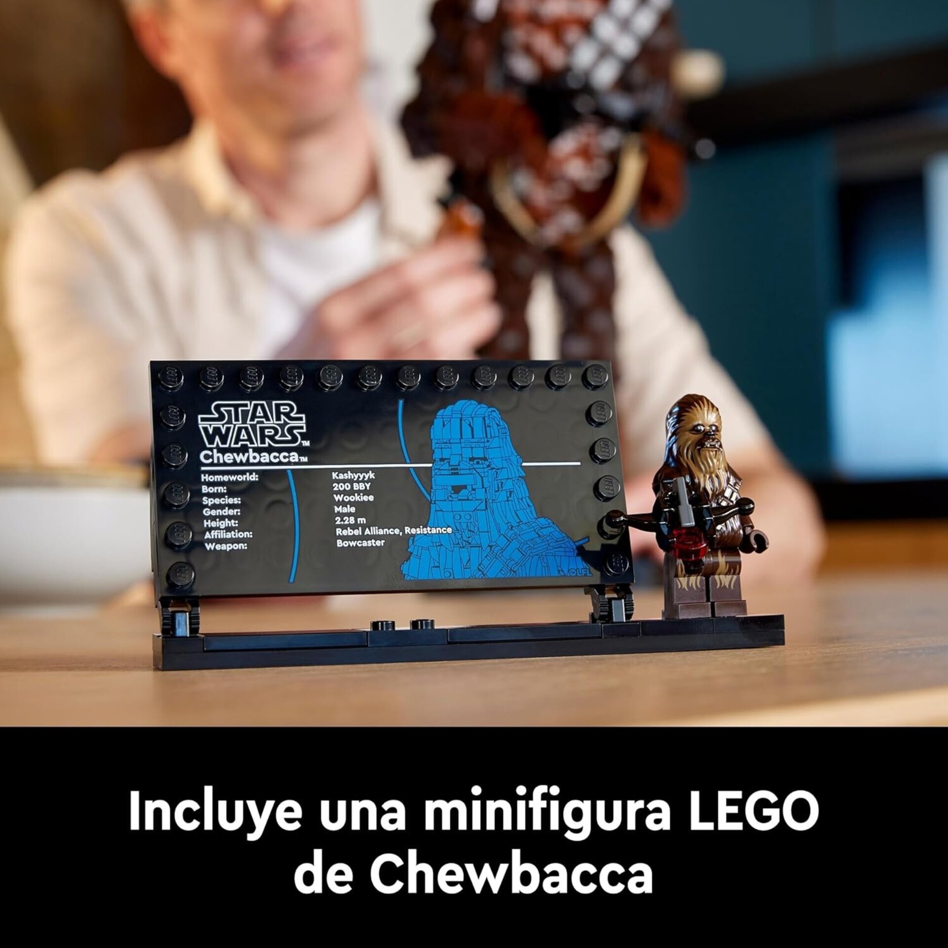 LEGO 75371 Star Wars Chewbacca, Figura Coleccionable de Wookiee con Ballesta, Mi - 6