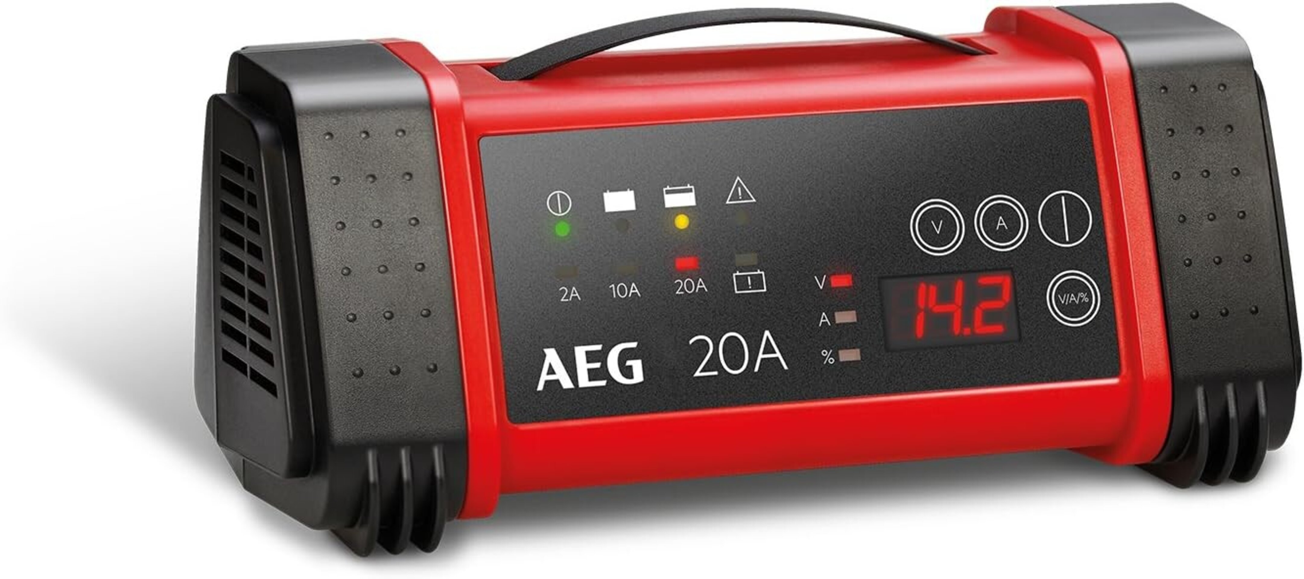 AEG 97025 - Cargador de batería para microprocesador LT, para 12/24 V, 9 Niveles - 3