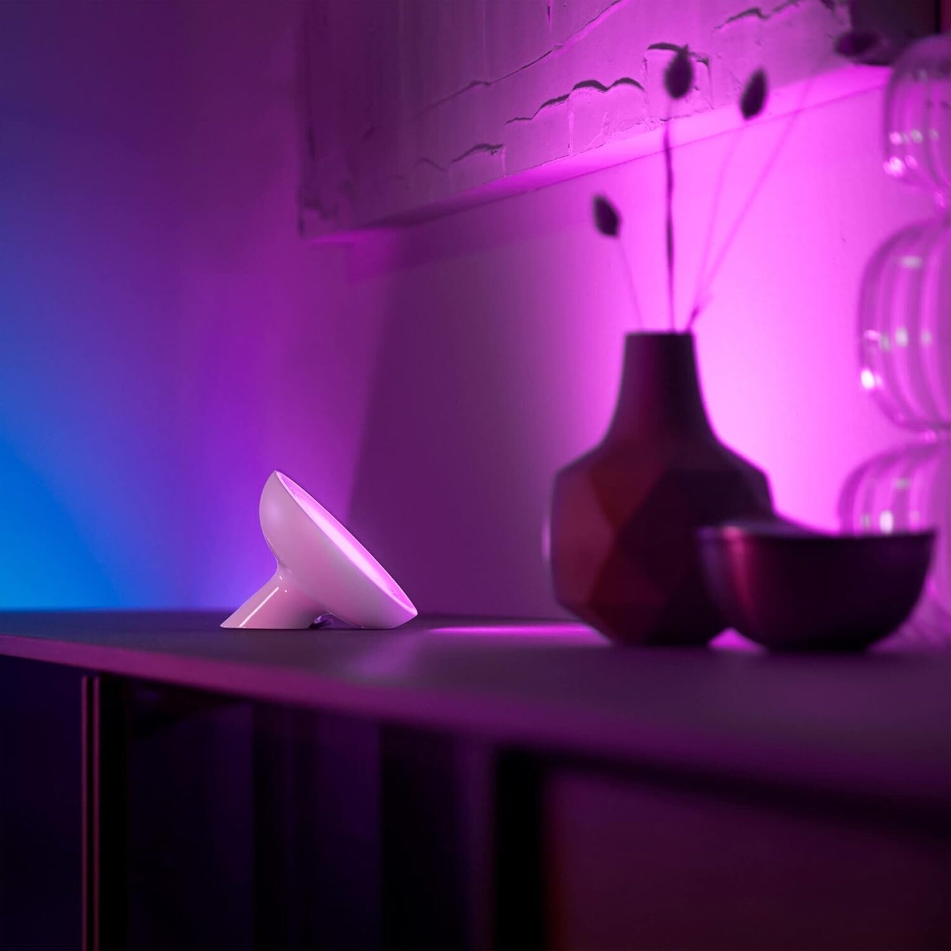 Philips Hue – Lámpara inteligente Hue Bloom, Lámpara de Mesa LED Inteligente - 2