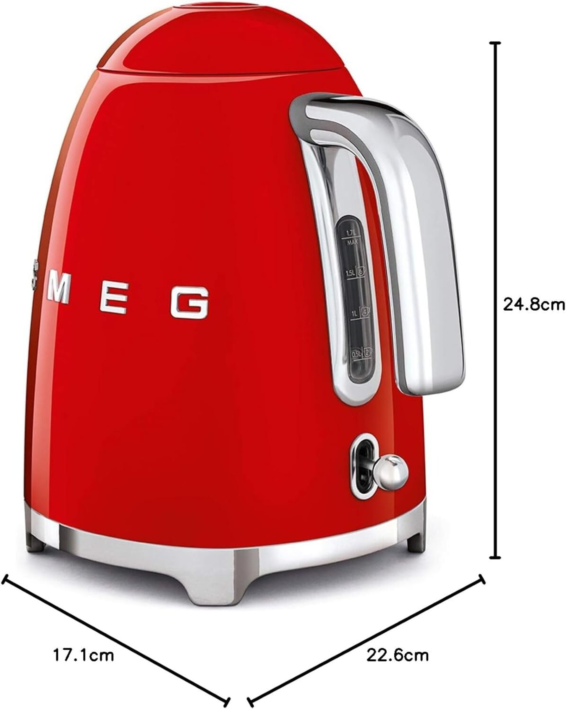 SMEG - Jarro Elétrico KLF03RDEU [Clase de eficiencia energética A+] - 4