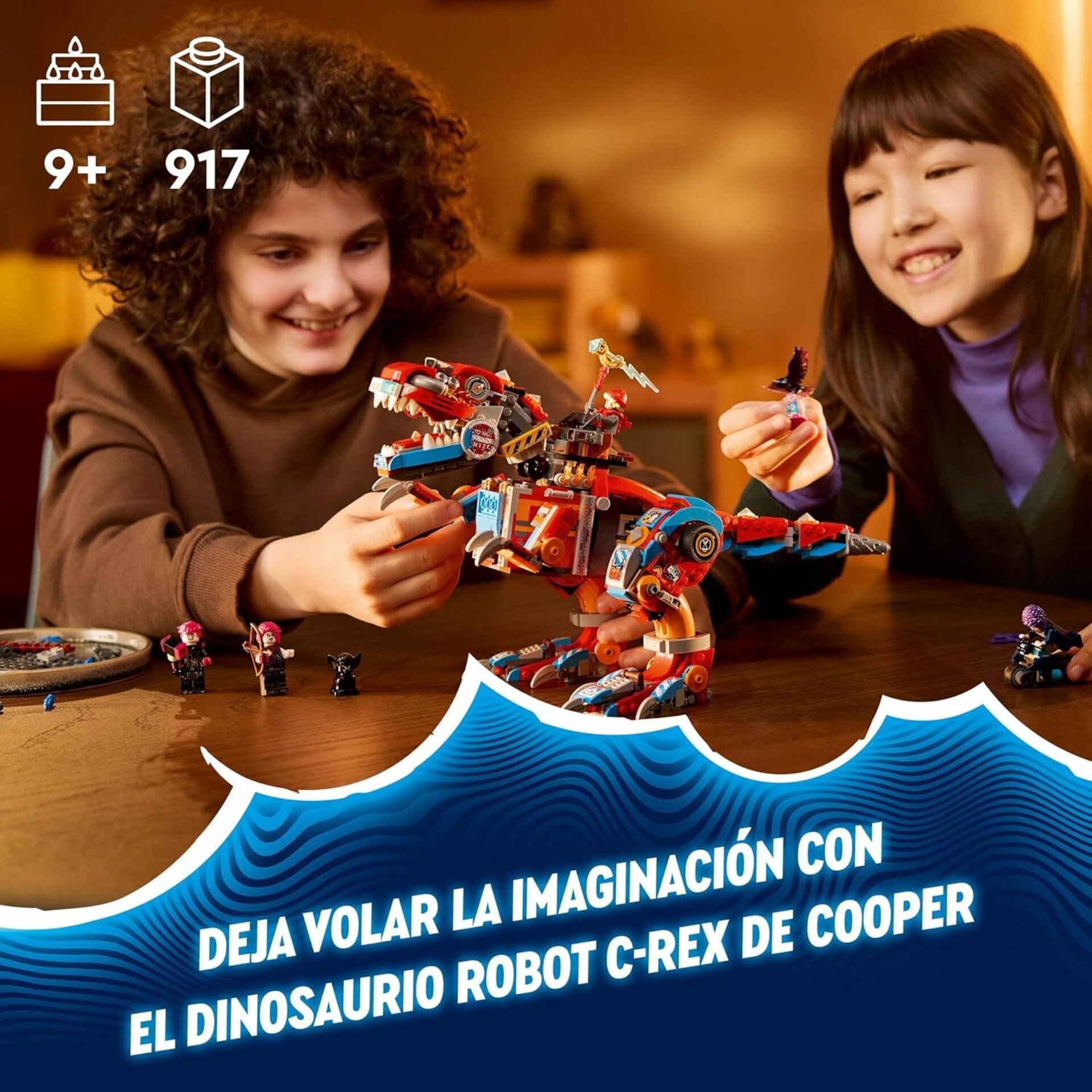 LEGO DREAMZzz 2 en 1 Dinosaurio Robot C-Rex de Cooper Pterodáctilo - 3