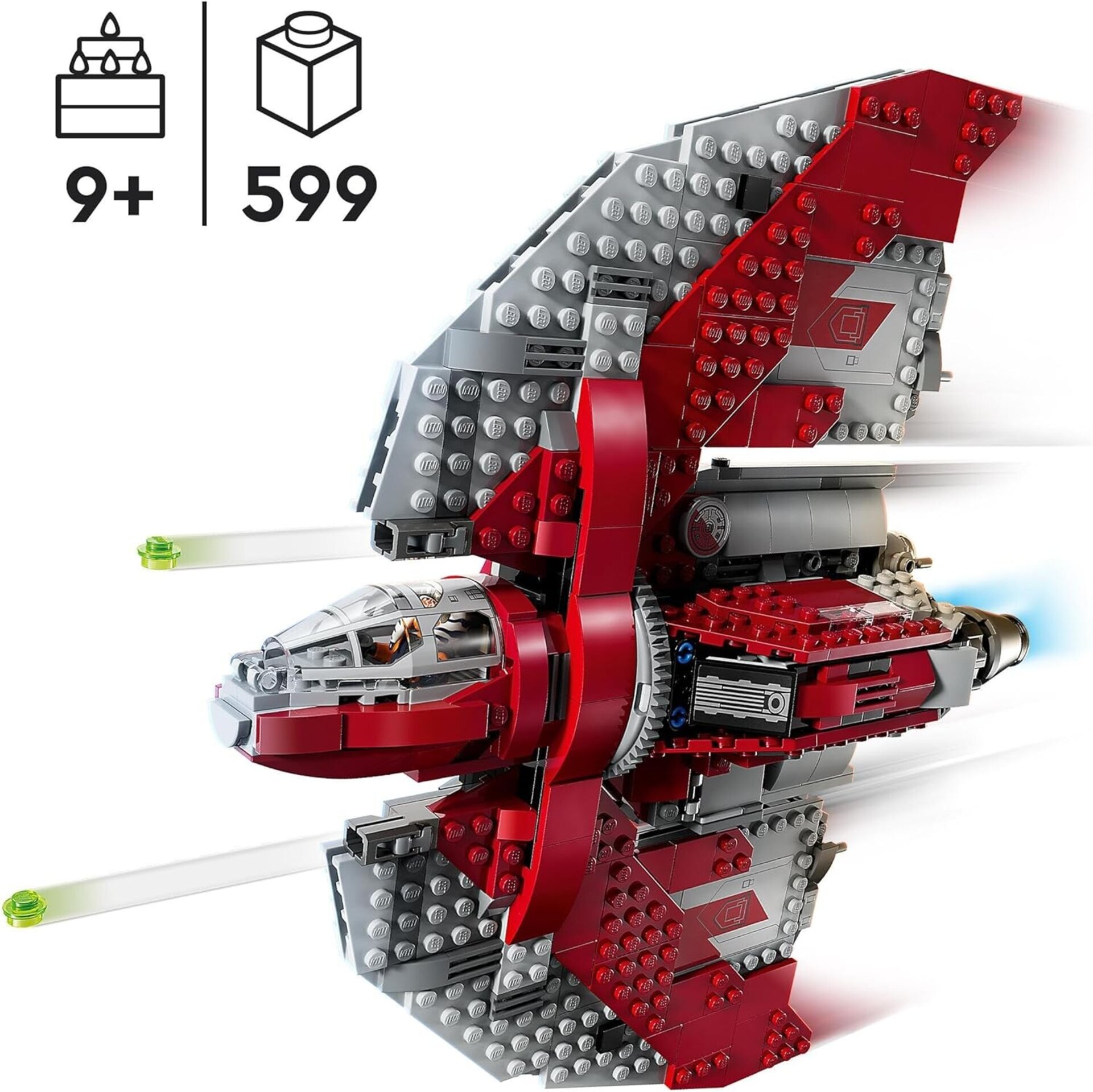 LEGO 75362 Star Wars Lanzadera Jedi T-6 de Ahsoka Tano Nave Estelar de Juguete - 3