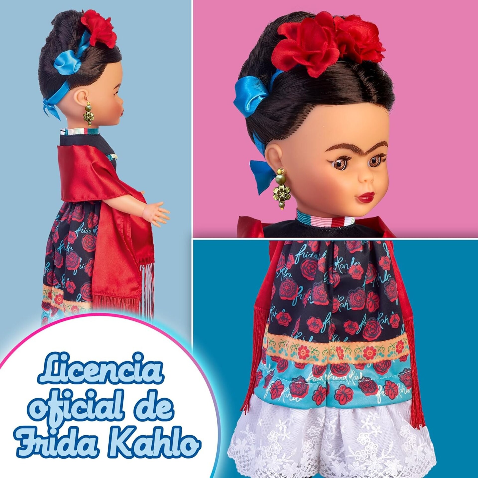 Nancy Colección Frida Kahlo, Muñeca Edición Especial Representa a Frida Kahlo, V - 3