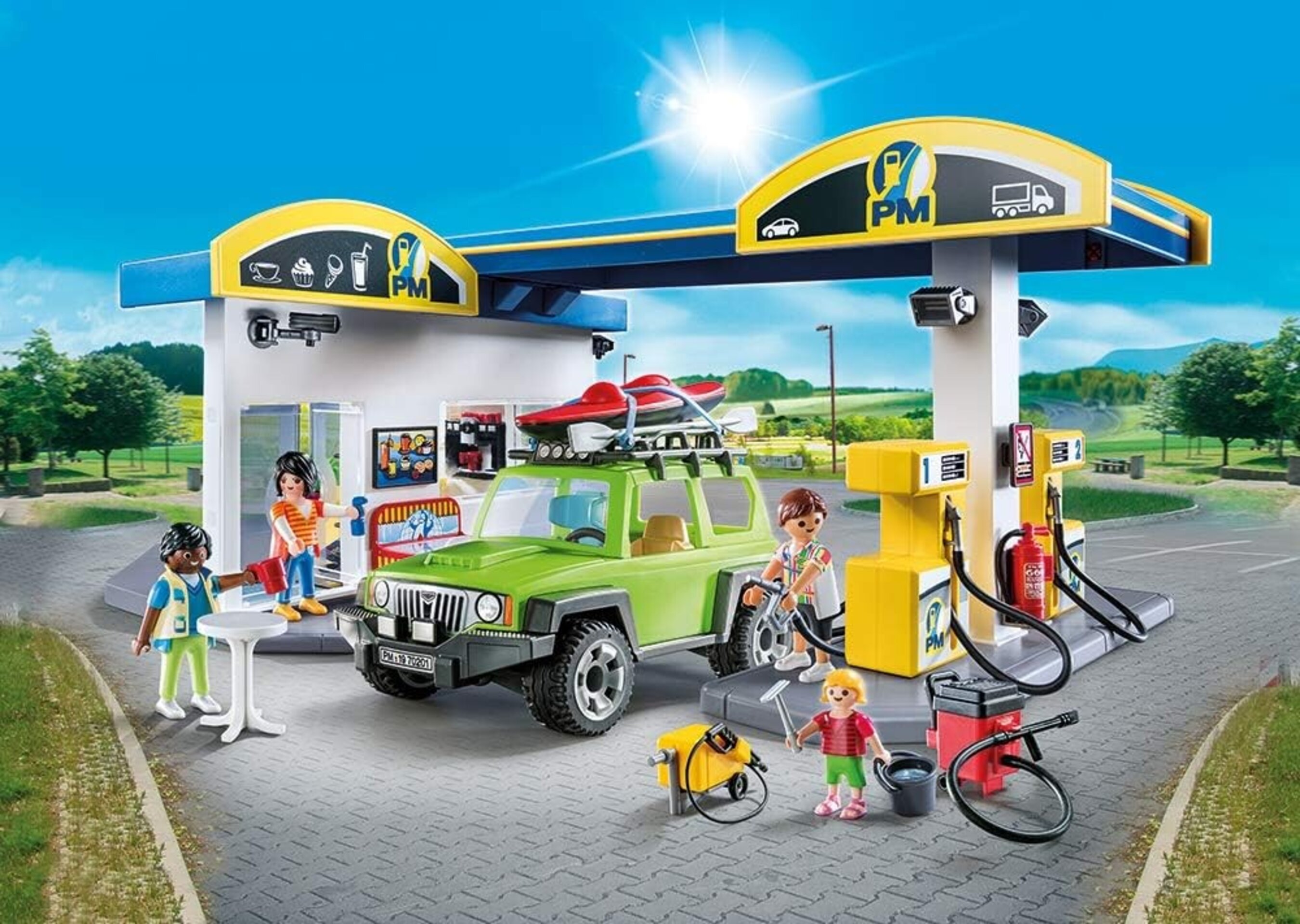 PLAYMOBIL City Life 70201 Gasolinera, A partir de 4 años - 4