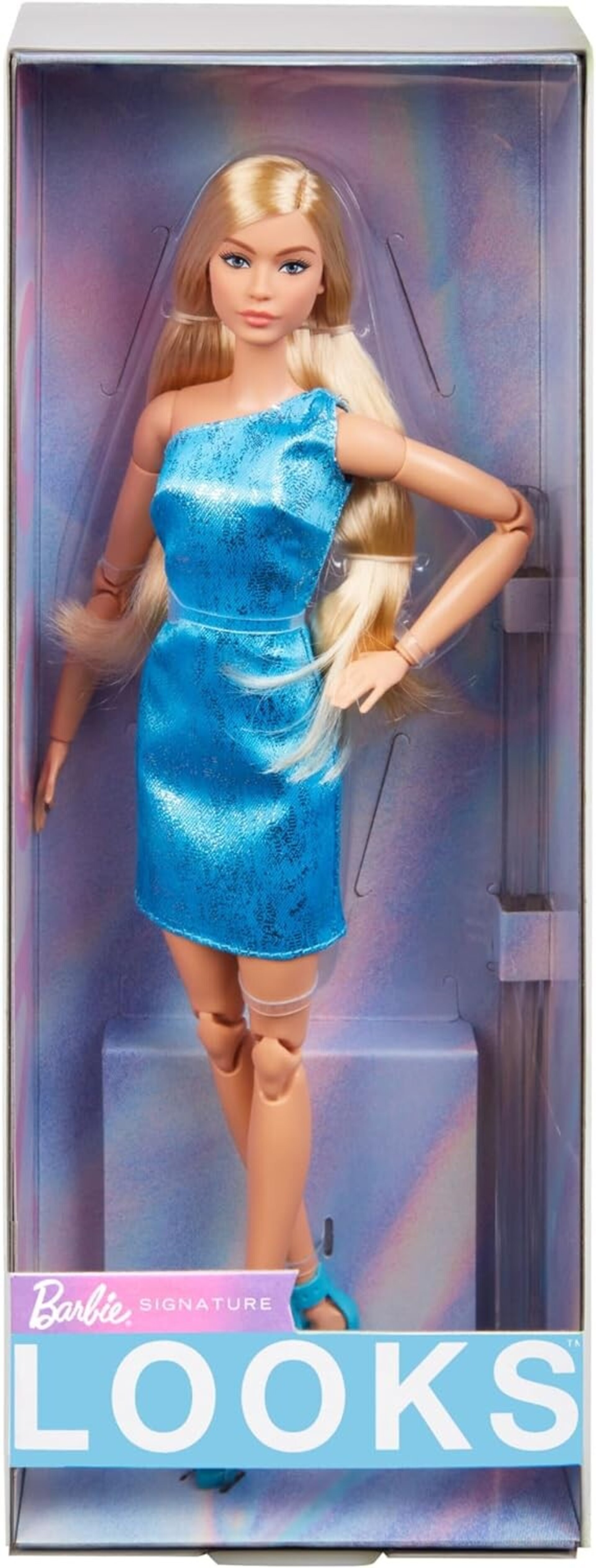 Barbie Looks Muñeca coleccionable n.º 23 con pelo rubio ceniza y ropa moderna - 5