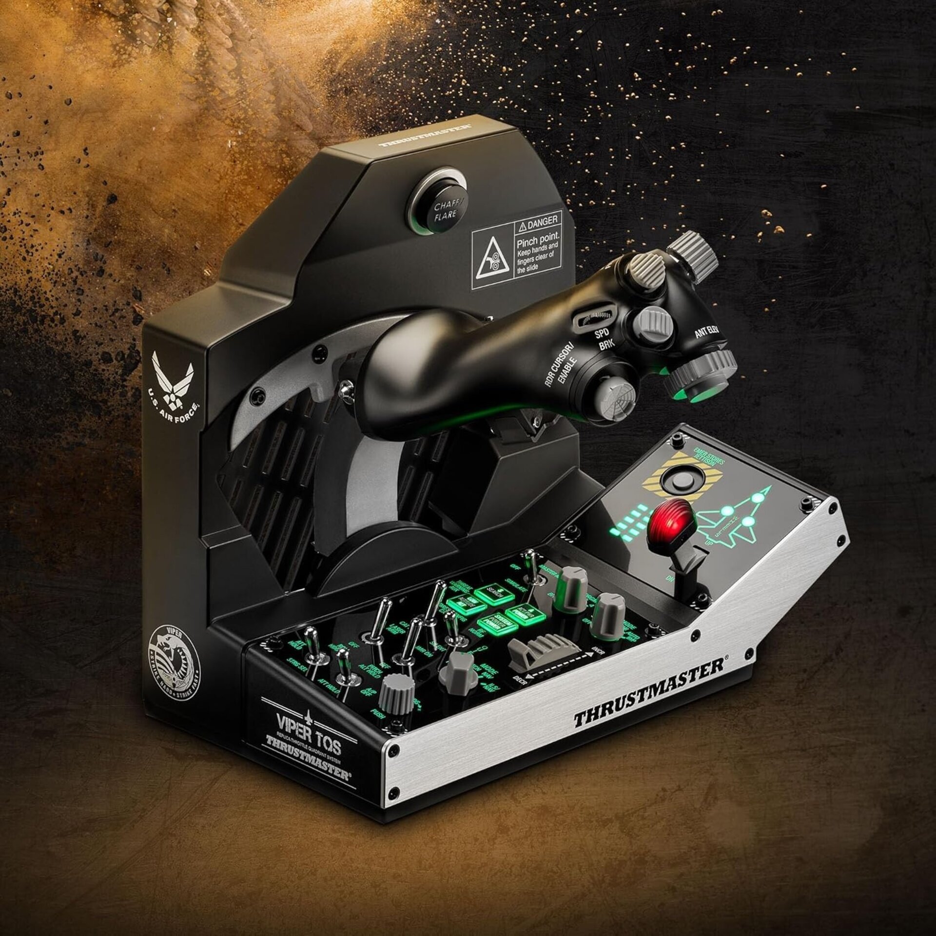 Thrustmaster Viper TQS Mission Pack para PC, Sistema de Cuadrante de Aceleración - 3