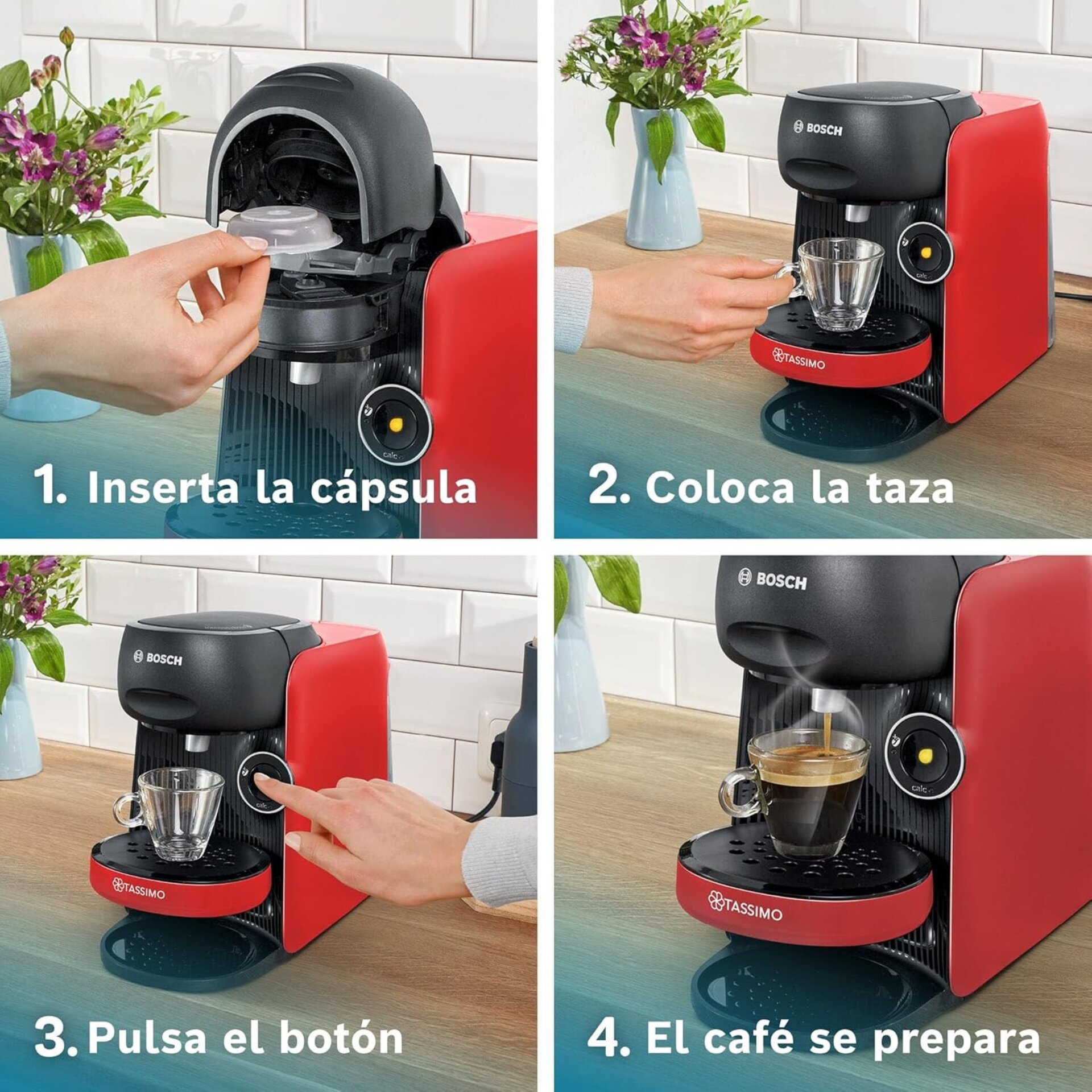 Bosch - Cafetera Multibebida Tassimo Finesse Friendly, - 7