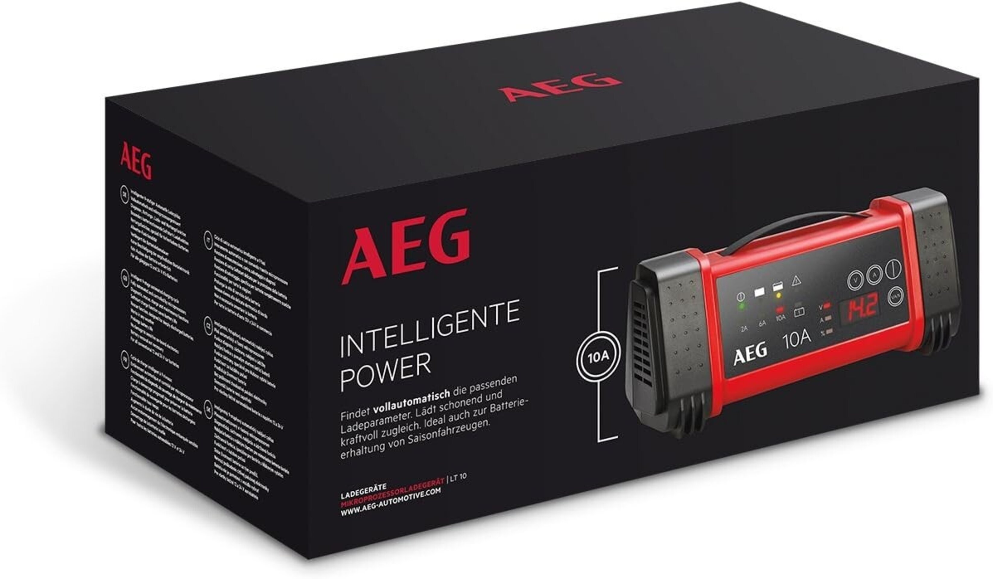 AEG Automotive 97024 - Cargador de batería con microprocesador LT 10 amperios - 4