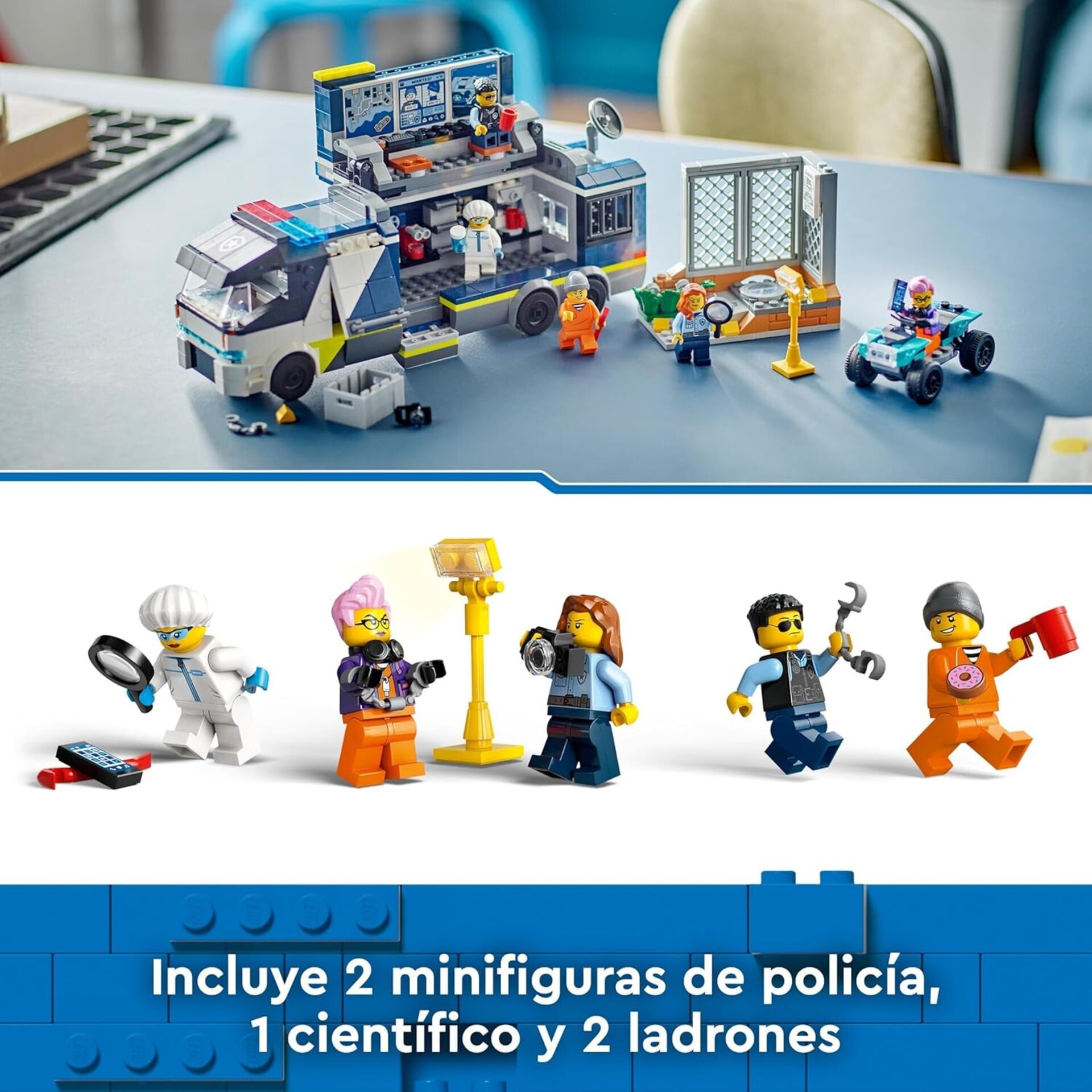 LEGO City Laboratorio de Criminología Móvil de la Policía - 3