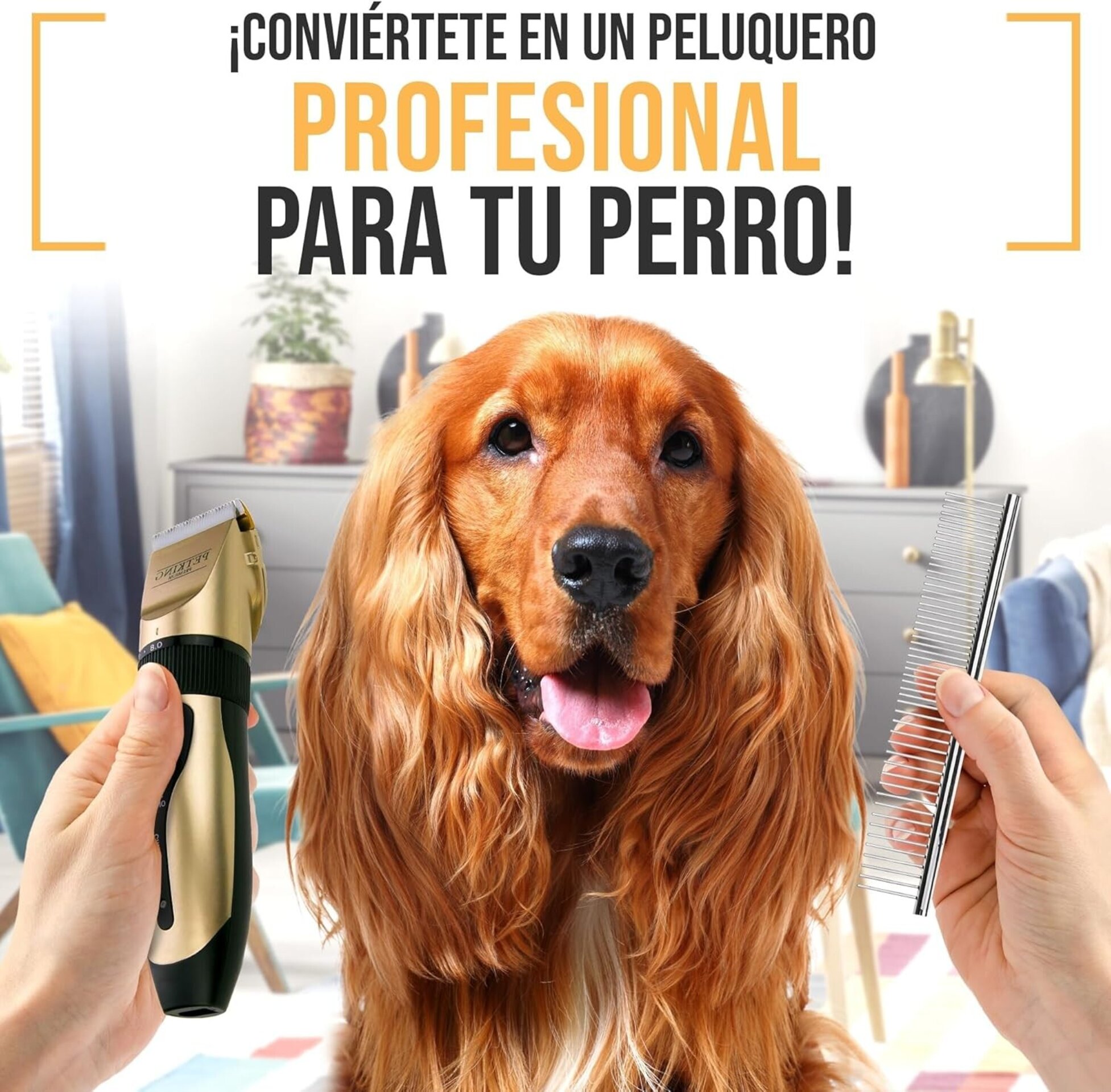 PetKing Premium Maquina Cortar Pelo para Mascota - 5