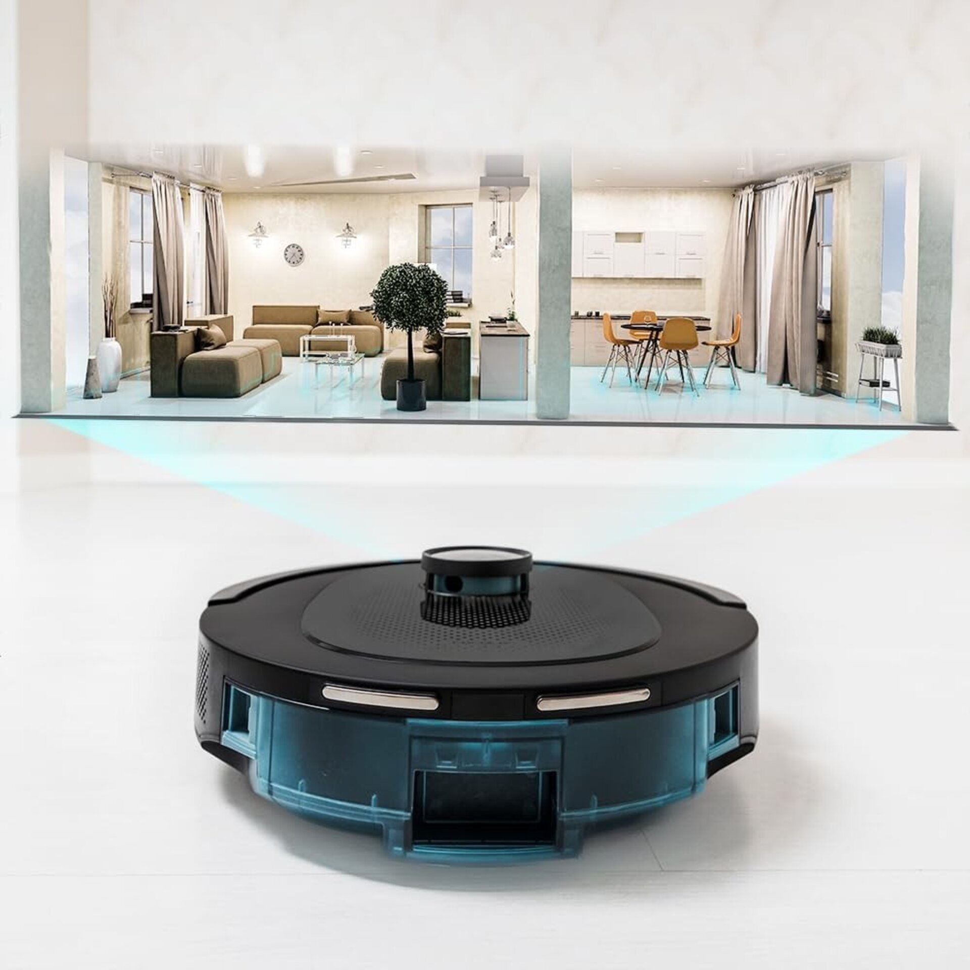 Cecotec Robot Aspirador con Base de Autovaciado Conga 7490 Ultimate Home Genesis - 7