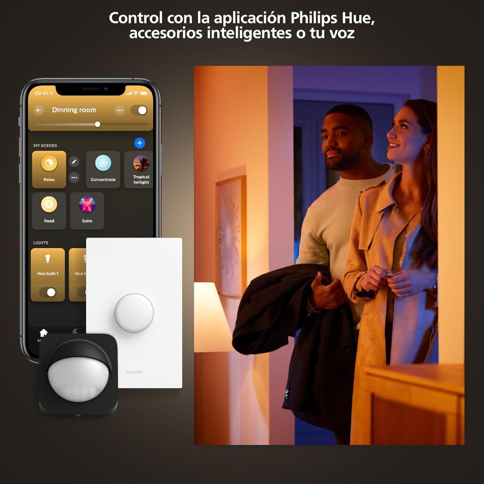 Philips Hue Datura smart panel light (rectangular 30 x 120 cm), - 2