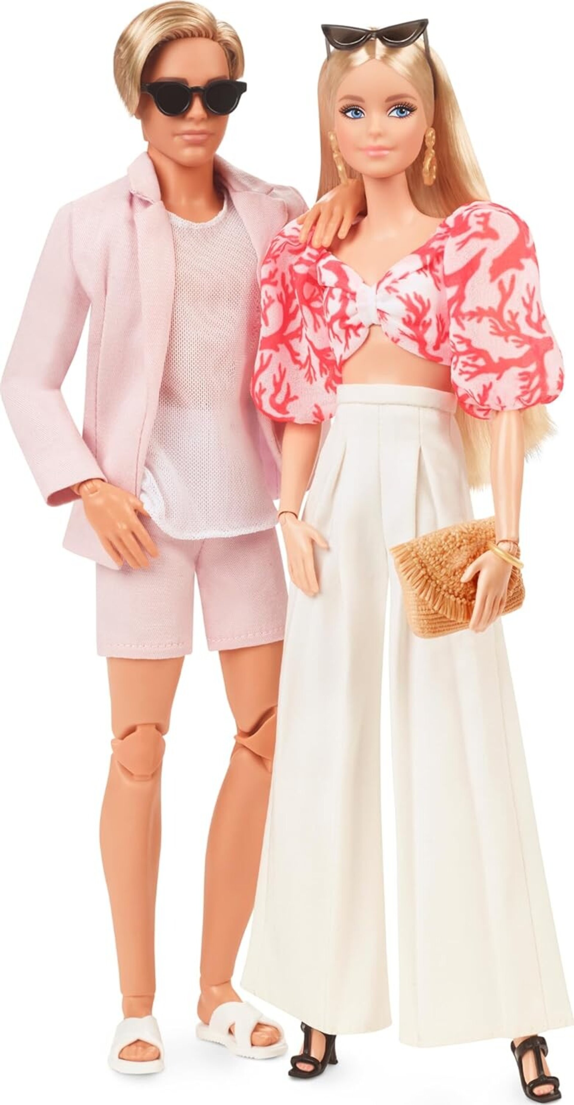 Barbie y Ken Signature Style Muñeca y muñeco con Conjuntos de Moda y de baño, - 5