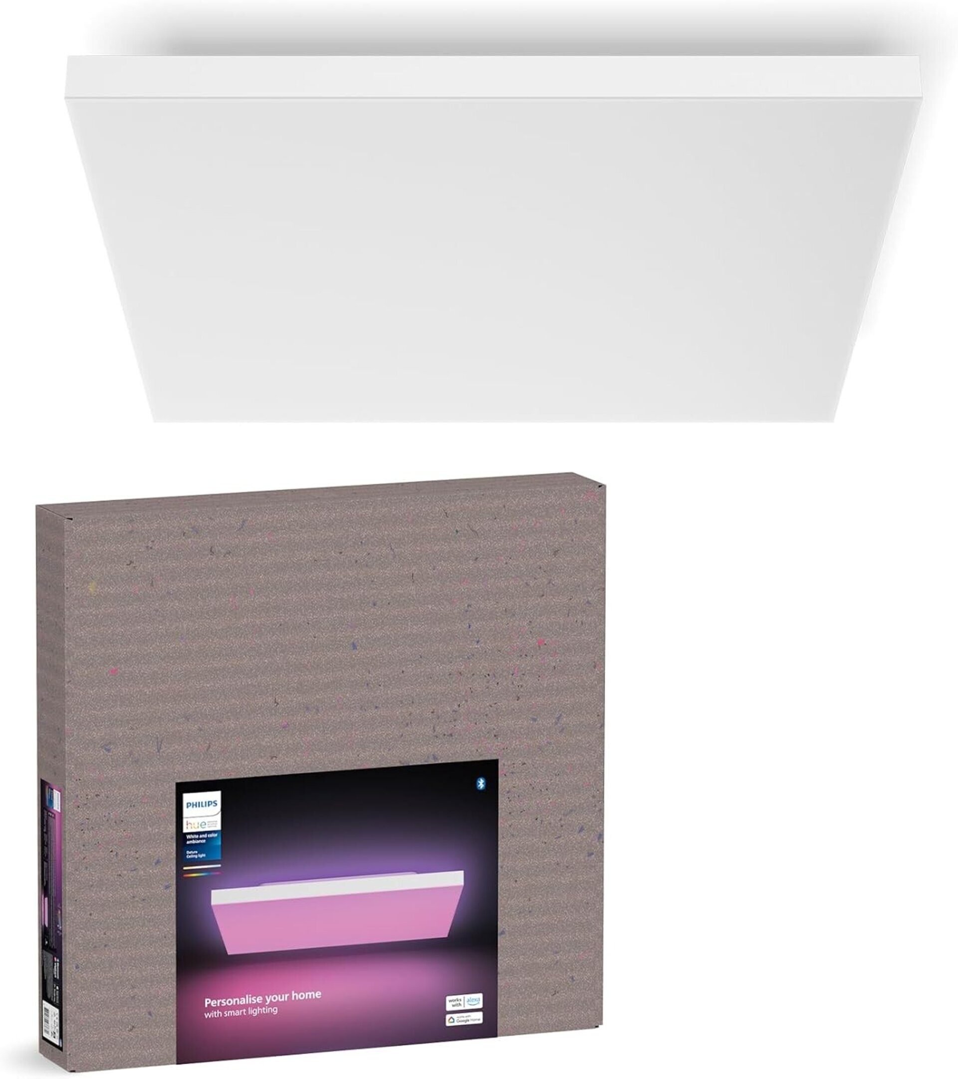 Philips Hue Datura smart panel light (rectangular 60 x 60 cm), luz blanca y - 3