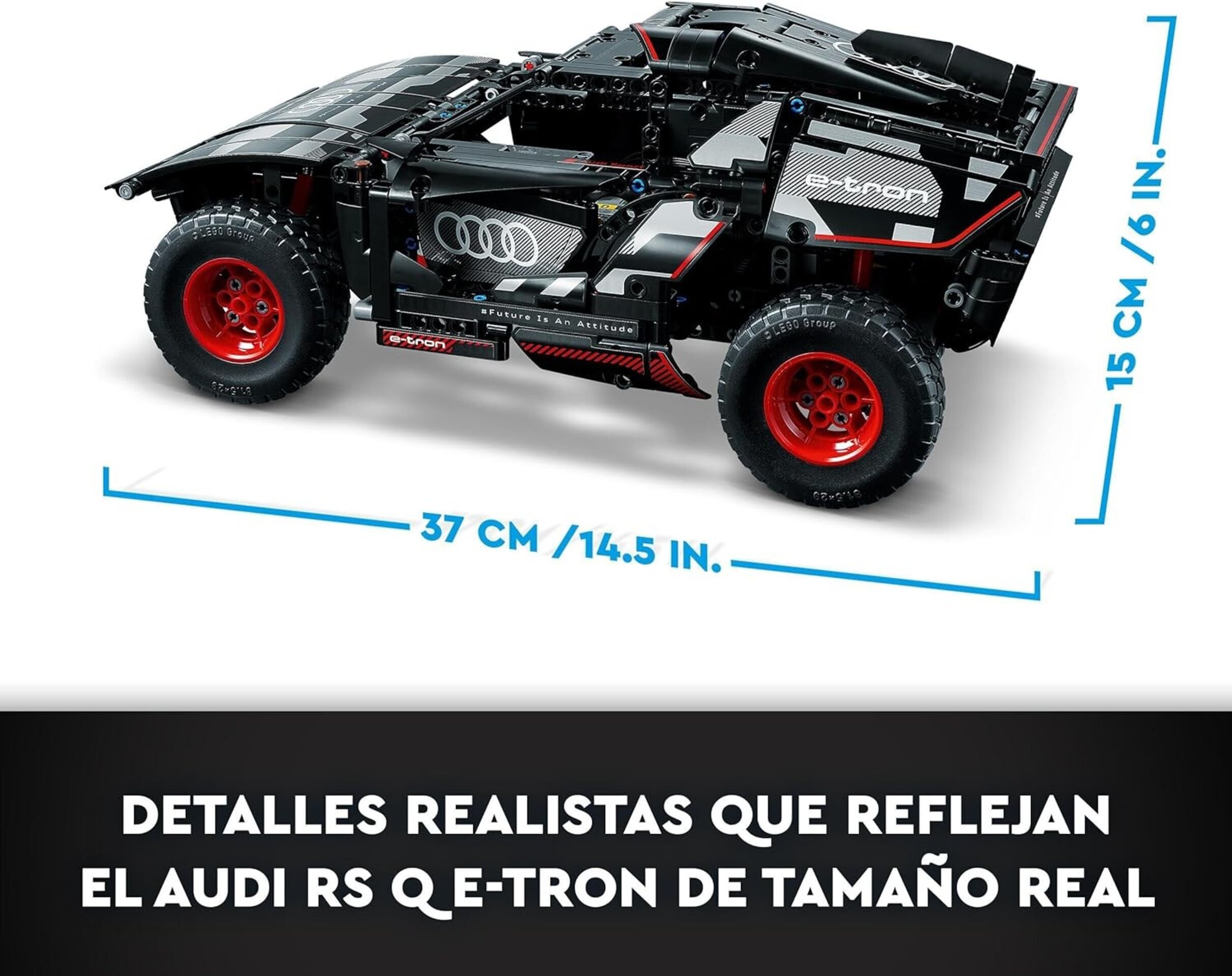 LEGO 42160 Technic Audi RS Q e-Tron Coche de Juguete Teledirigido - 3