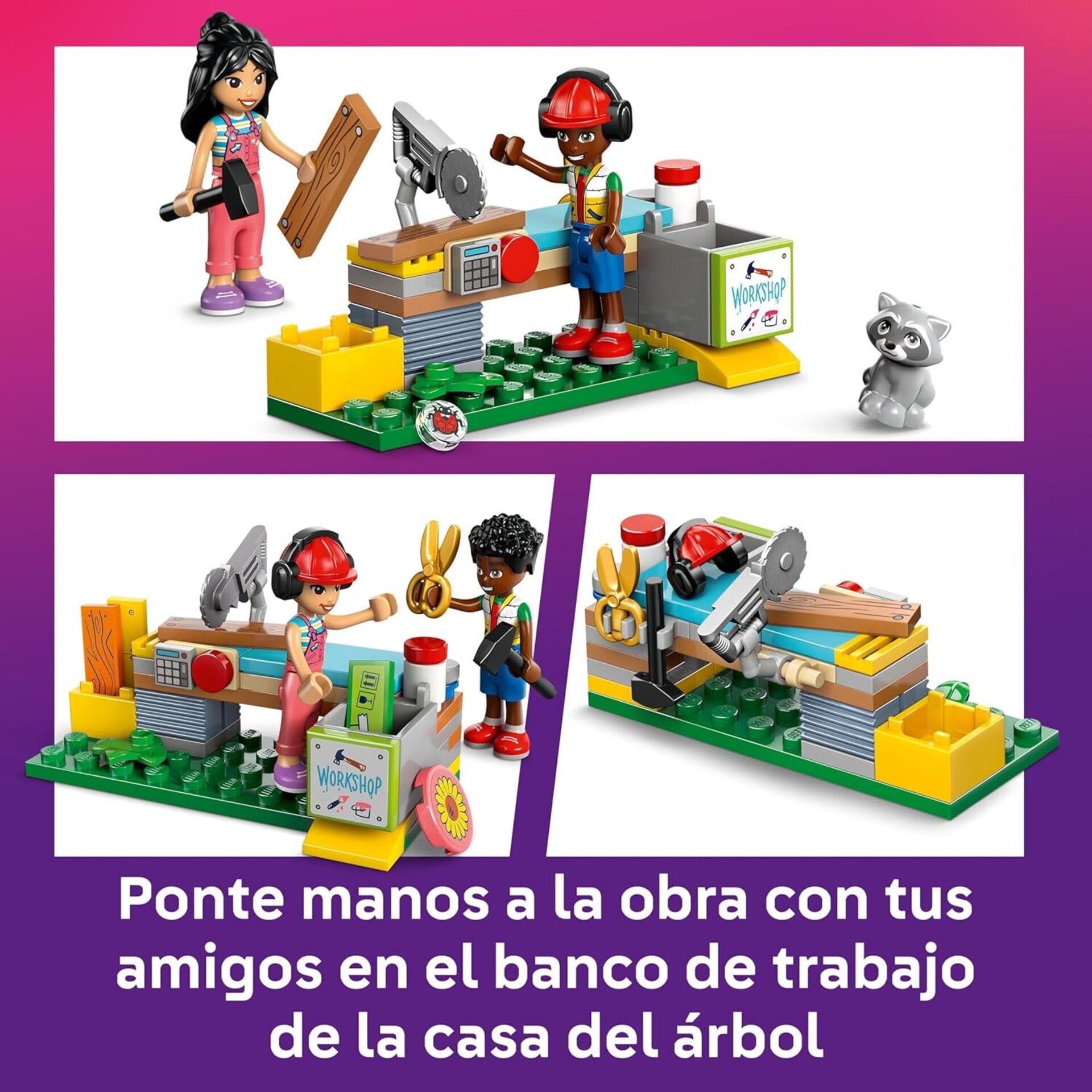 LEGO Friends Quedada en la Casa del Árbol de la Amistad con Animales y Herramien - 3