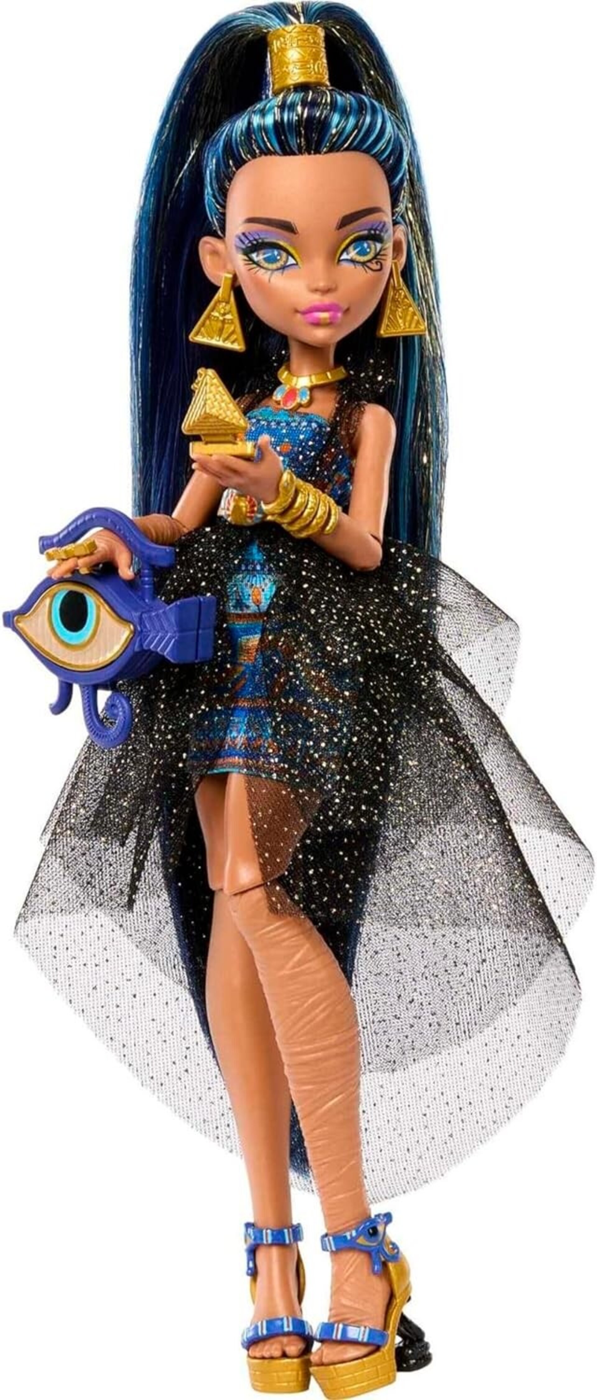 Monster High Muñeca Monster Ball, Cleo De Nile en vestido de fiesta - 5