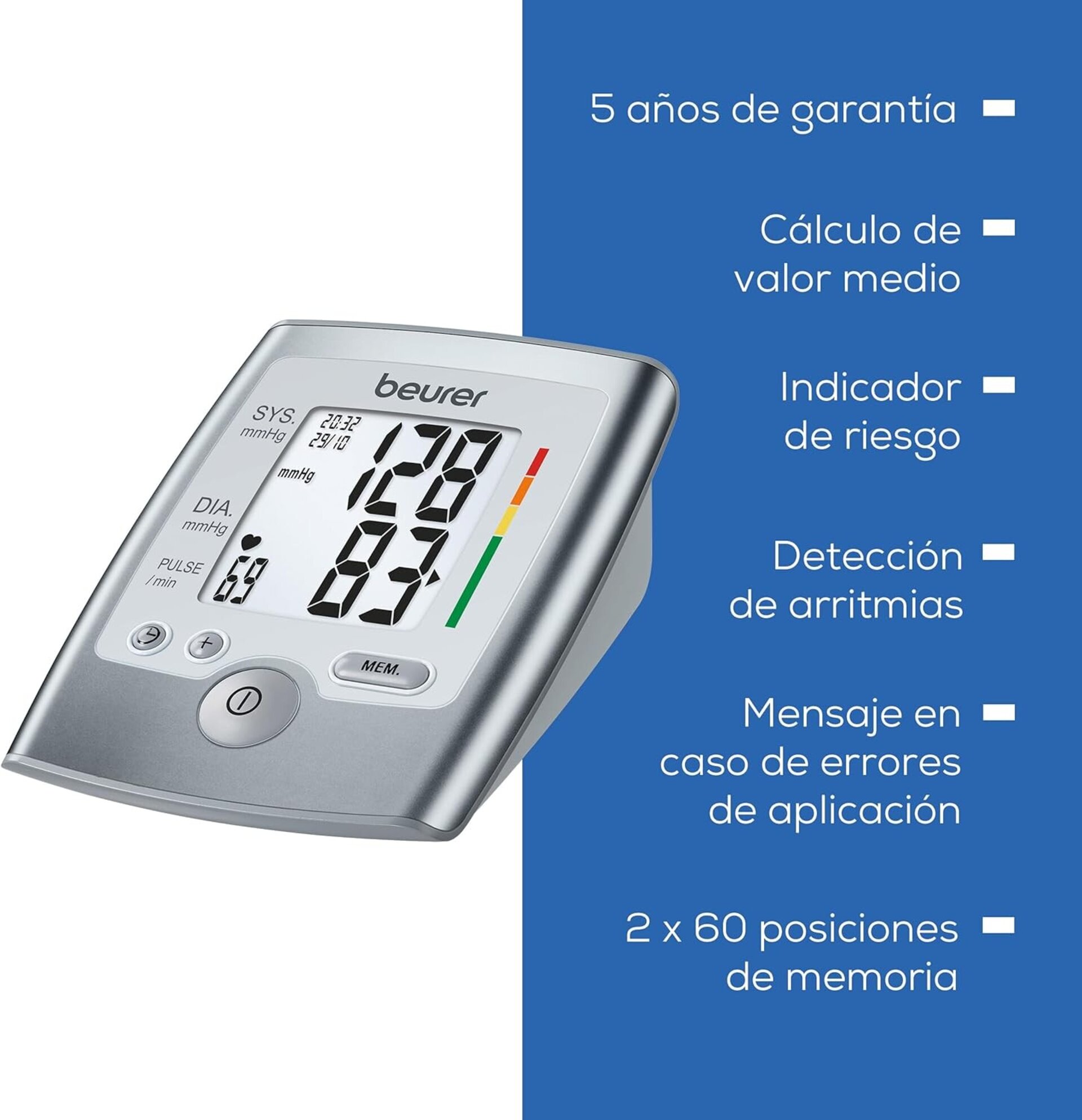 Beurer BM 35 Tensiómetro de brazo - 7