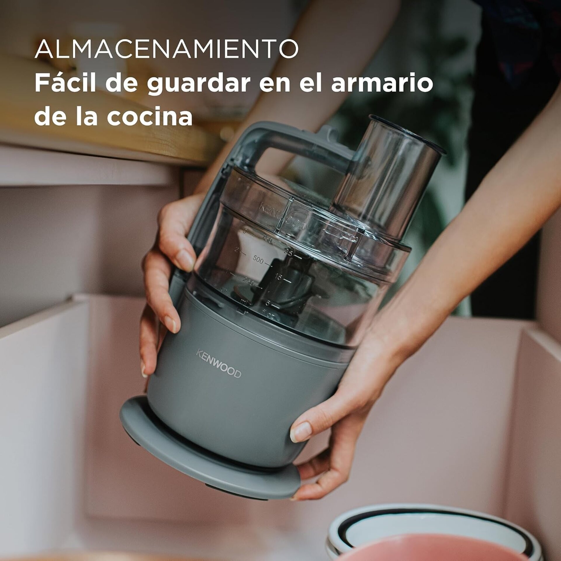 Kenwood, MultiPro Go FDP22.130GY, Procesador de Alimentos, para Picar, Cortar - 8