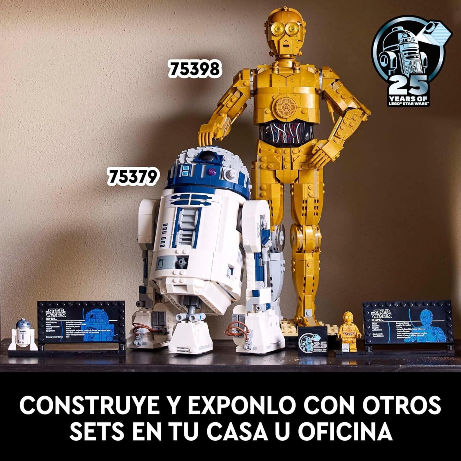 LEGO Star Wars C-3PO Figura de Droide, Maqueta de Colección para Adultos, Minifi - 5